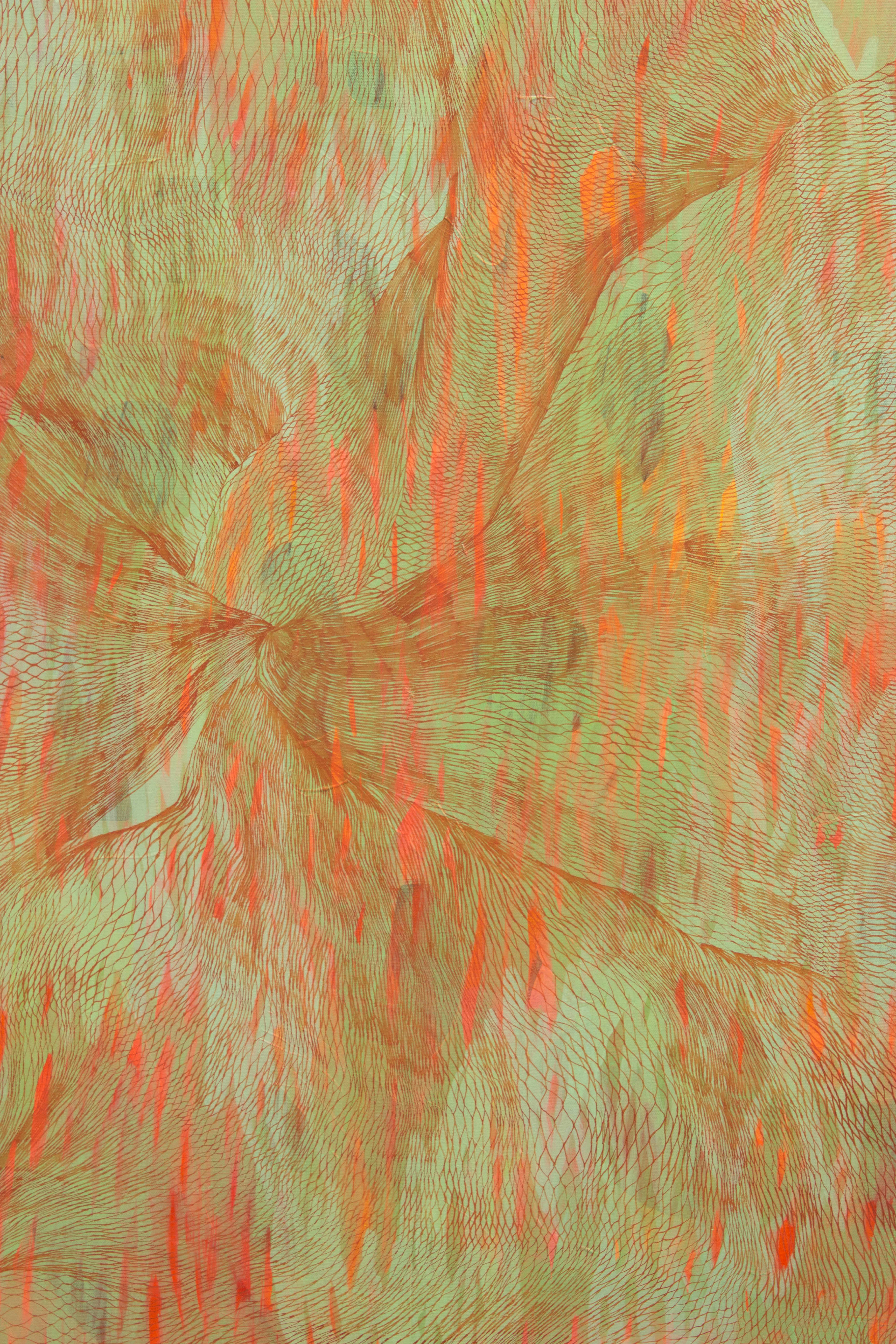 Close Observation (detail)1000mm x 1000mm x 350mm | Acrylic ink and paint on canvas | 2021