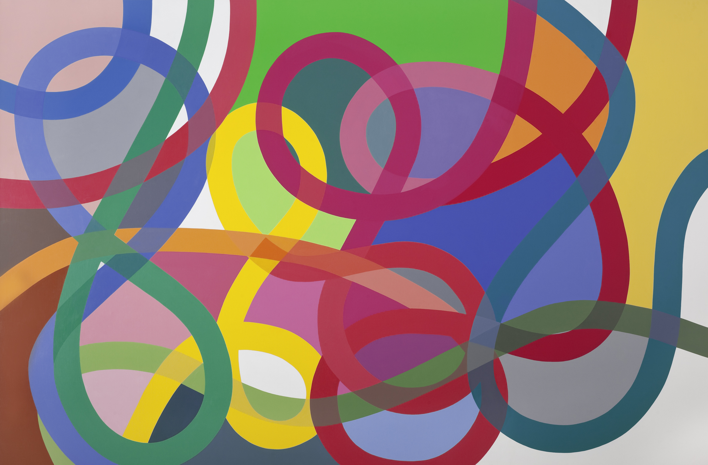 Sin t&iacute;tulo, 2011. Acr&iacute;lico sobre tela, 190 x 290 cm.