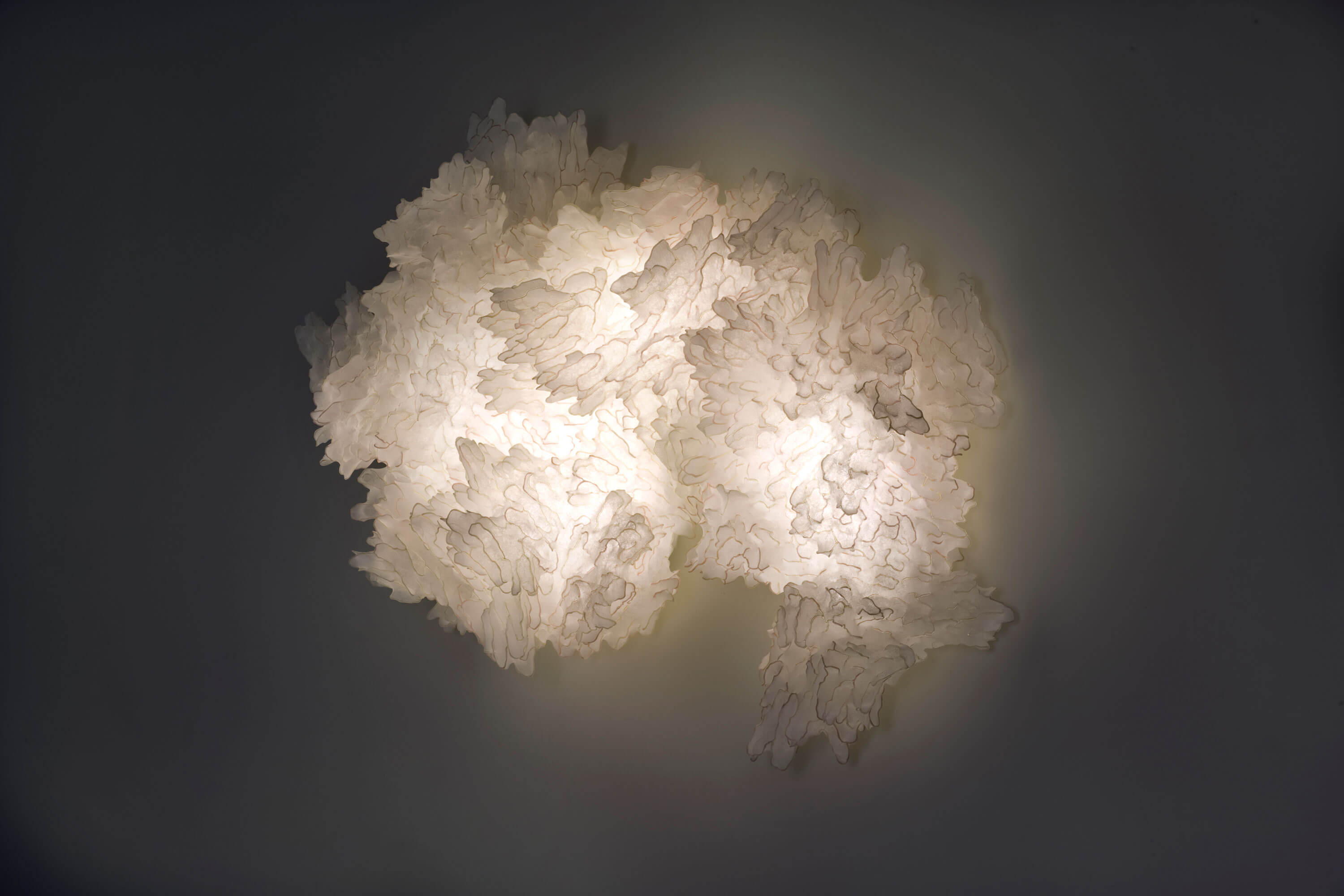 Webs, June 2008 / Museum of Arts and Design, NY / 96x120x27cm, 38x48x11"