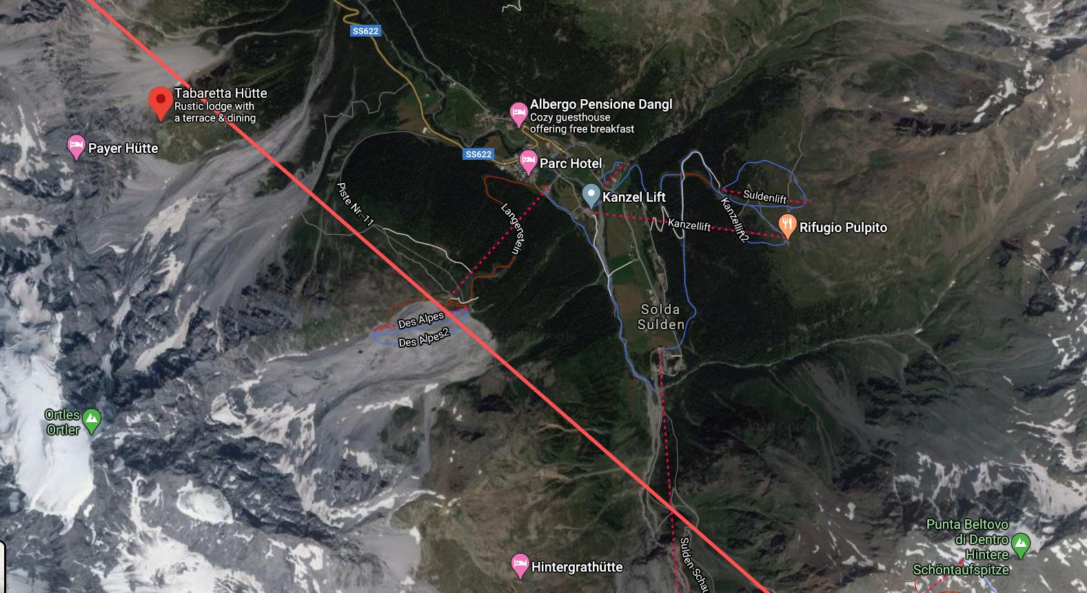 THE LINE across South Tyrol. Right next to the Messner Mountain Museum Ortles -one of the six exhibition venues initiated by the popular mountaineer Reinhold Messner.At MMM Ortles Reinhold Messner tells of the Terrors of Ice and Darkness, Snow People and Snow Lions, the Whiteout and the Third Pole. An interesting article on Messner's museums can be fund here: https://www.nytimes.com/2015/11/12/t-magazine/austria-museums-mountains.html