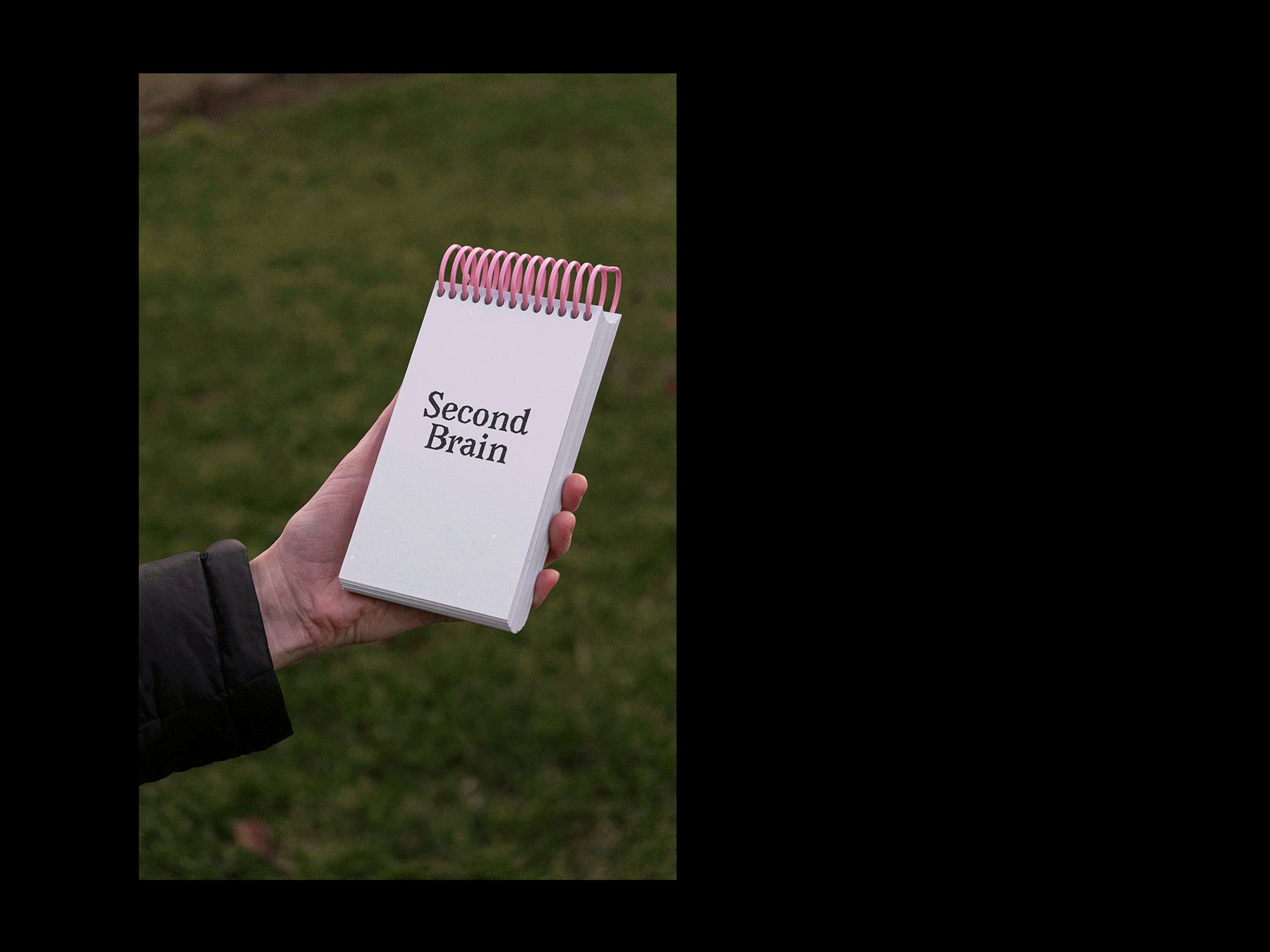 SECOND BRAIN: gridded & spiral notepads, 10.00 USD