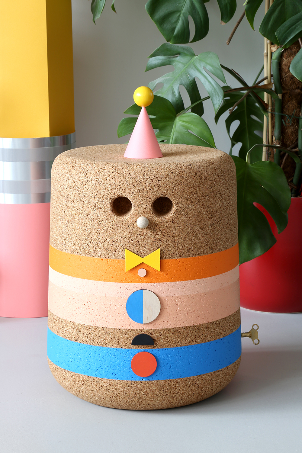 Bob stool by Michael Sodeau, customised and auctioned at designjunction for Movement On The Ground