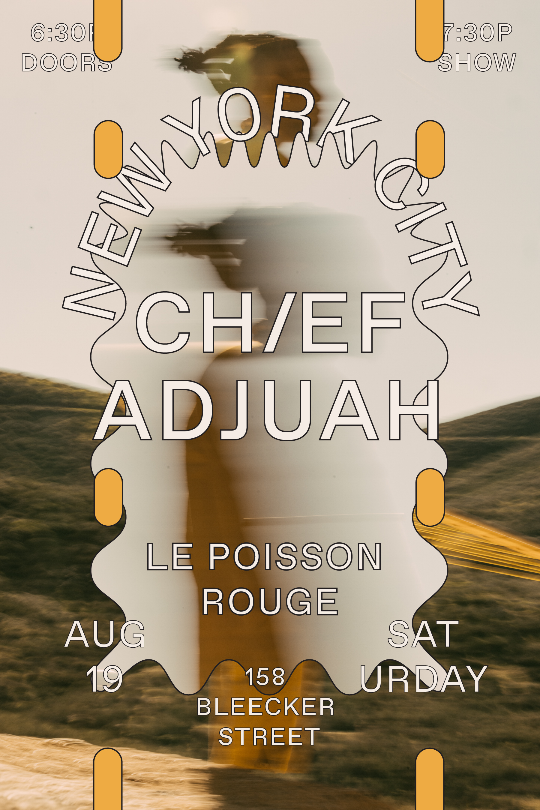 Chief Adjuah, poster design