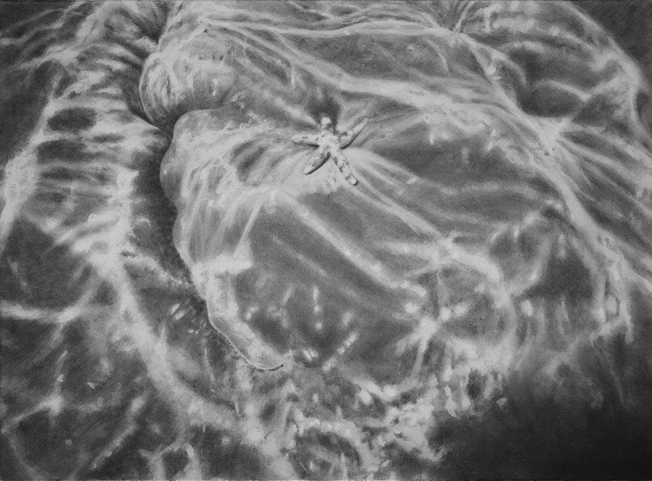Lucile Soussan Constellation, 2024 Graphite sur papier 56,5 x 77 cm Courtesy de l'artiste et de Dilecta
