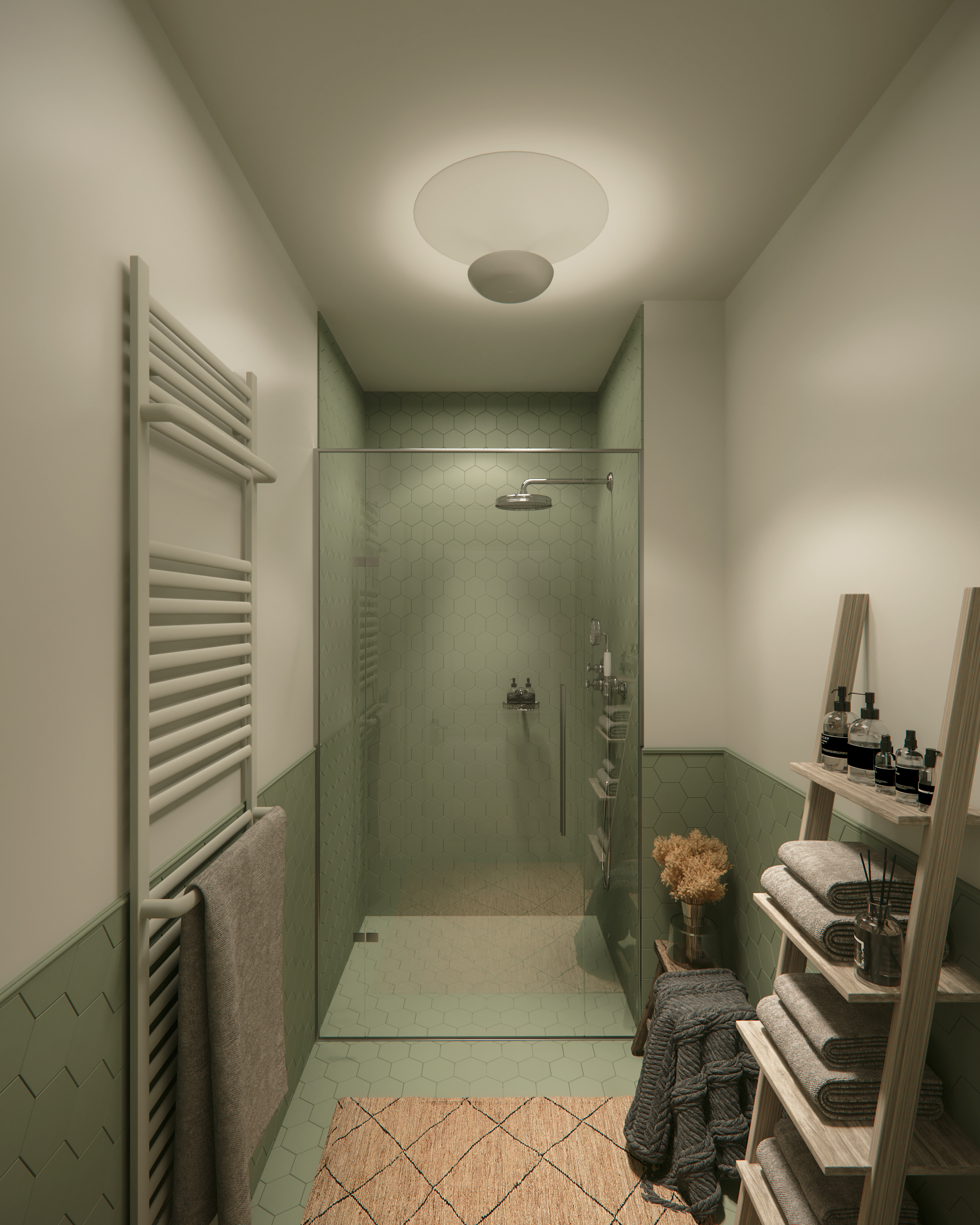 Rendering DU OG Wohnung A/B