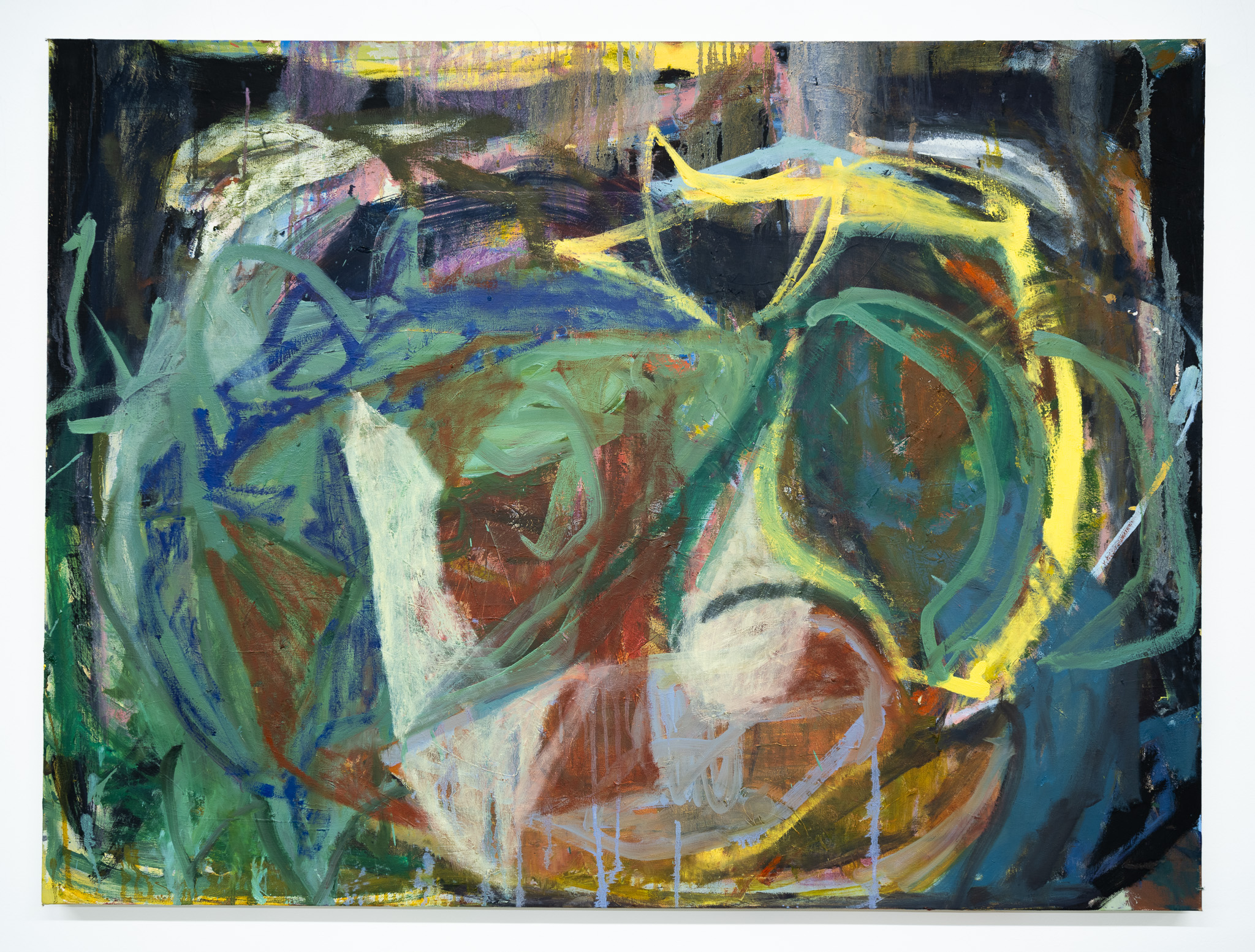 dark forest, a week of deja vu 30x40, oil, canvas