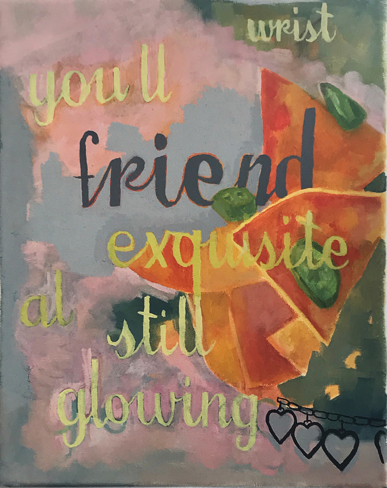 Glowing, 2019. Oil on canvas.