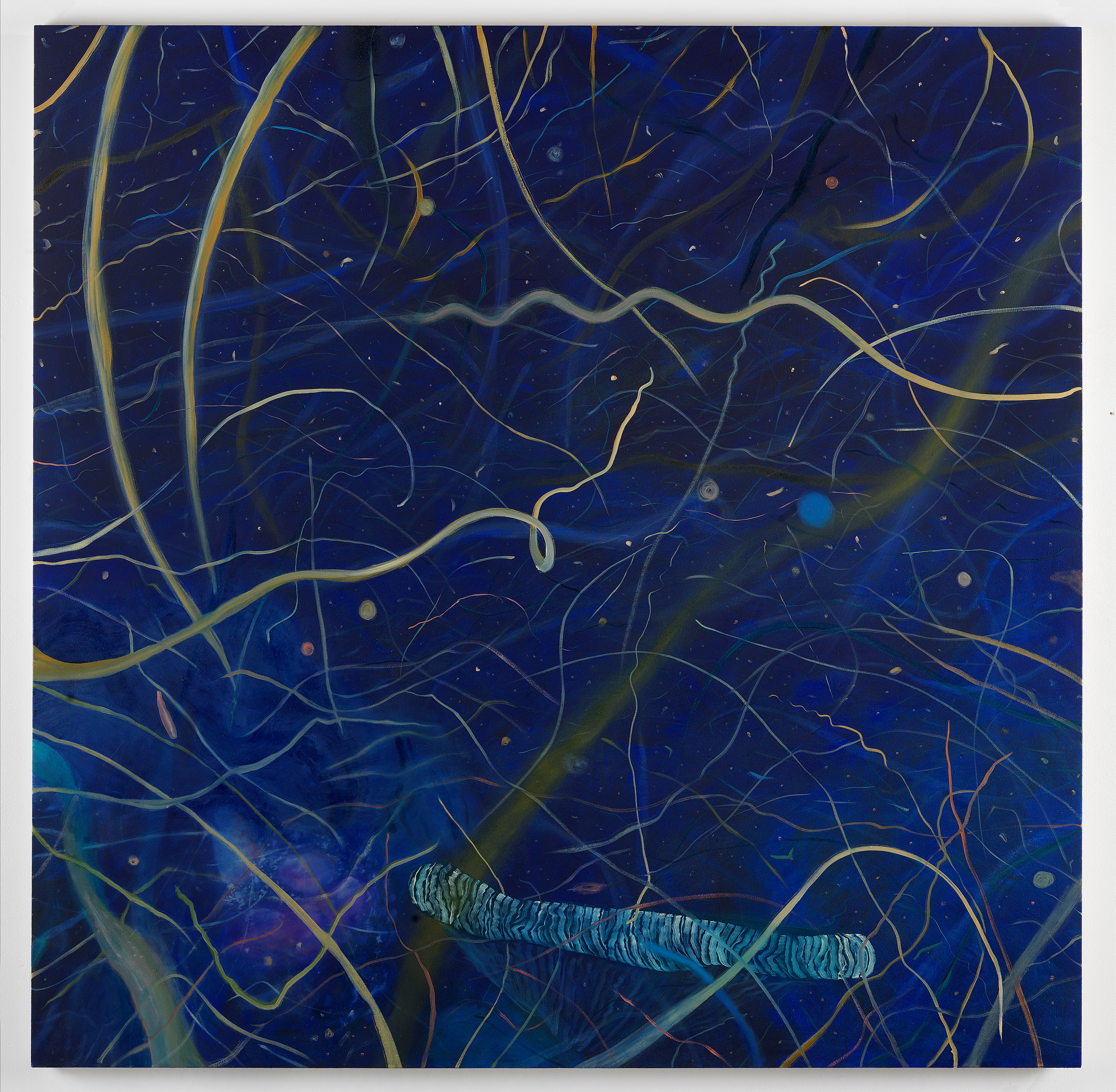 Among the Billions, 152x152 cm, oil on calico