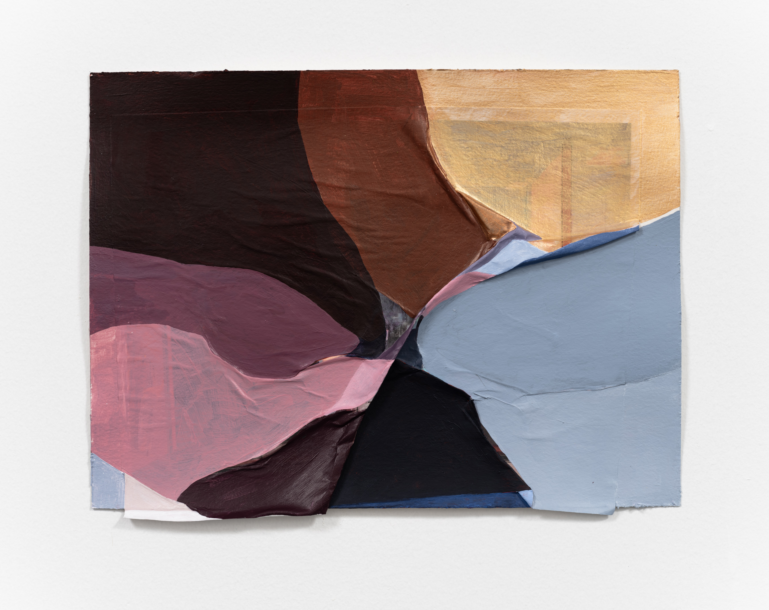 Grand Jewelers, 2023, 9 x 12 in, Acrylic and printed photograph on Arches paper