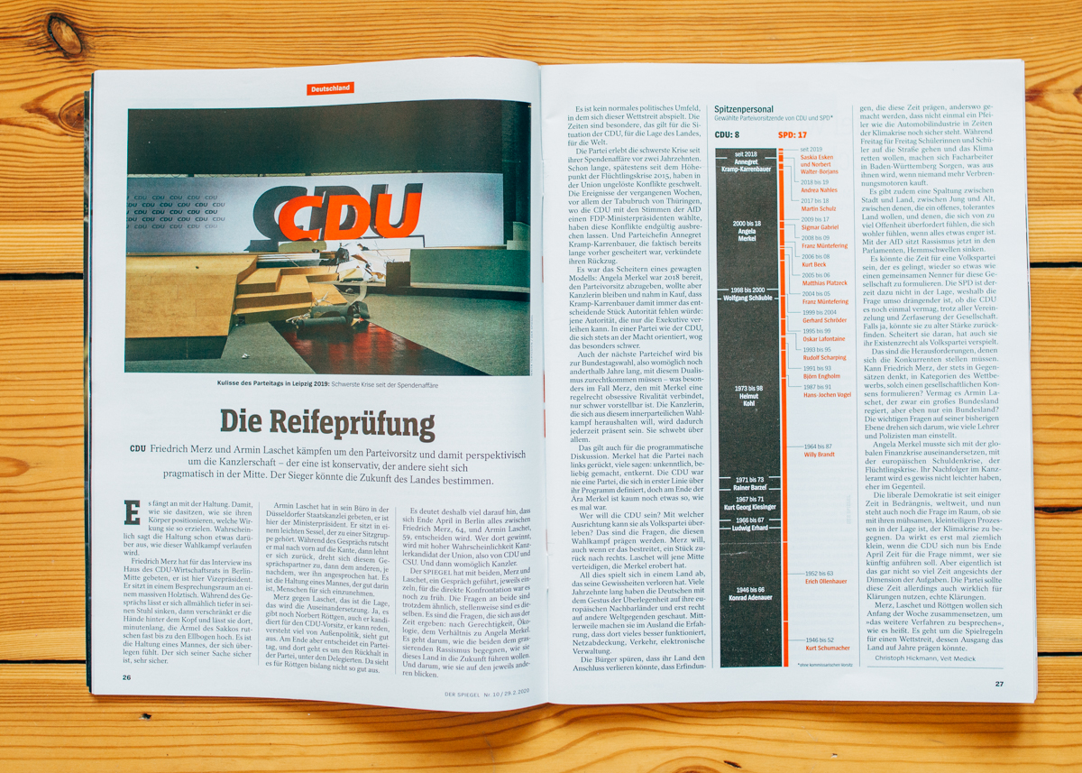 CDU Parteitag / DER SPIEGEL / 07/2020