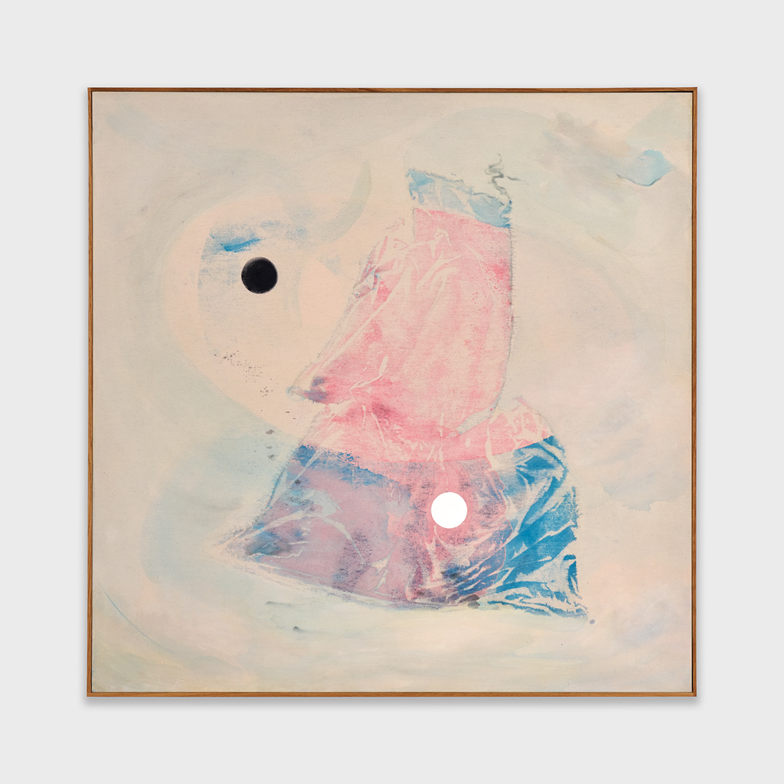 Double O, acrylic on canvas, 2024, 125.4 × 125.4 cm (framed). Photo: Mengqi Bao. Courtesy of the artist and Perrotin.