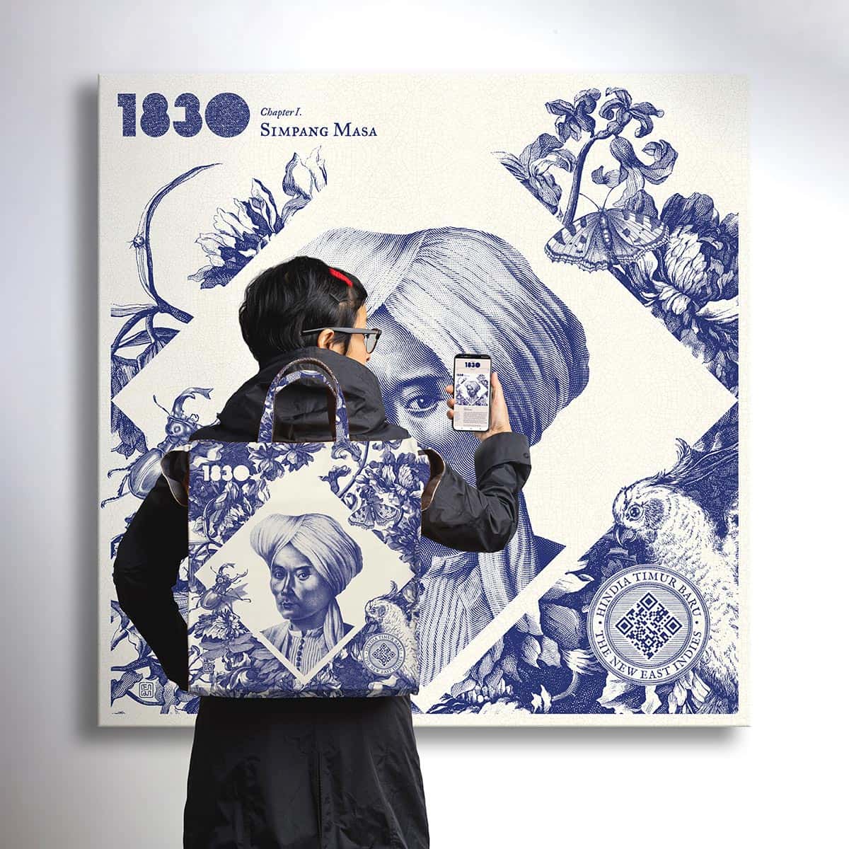1830 explores the use of everyday objects and pop culture as a narrative format to reframe Java’s complex histories through a postcolonial lens.