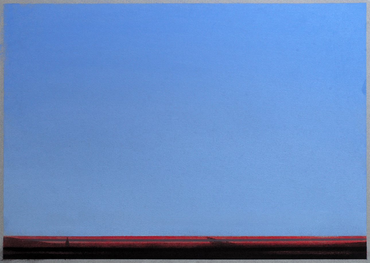 Pier Vittorio Aureli - Untitled, Piccolomini series, 2017 - Pastel sur papier - 42 x 29,7 cm - ©Marie Coulon - Courtesy de l'artiste et Betts Project