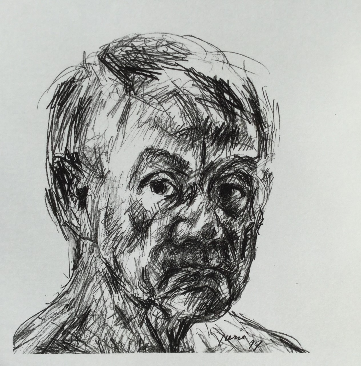 Zelf 1999 - pencil 25x20 cm