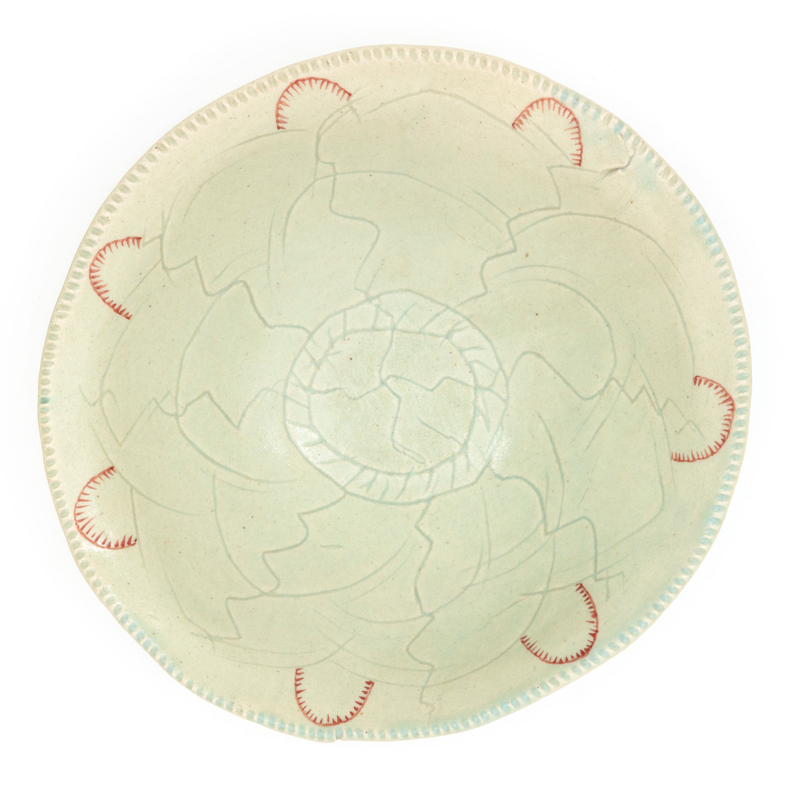 Red petal bowl, 4.2.20Glazed ceramic stoneware8.5 x 26cm