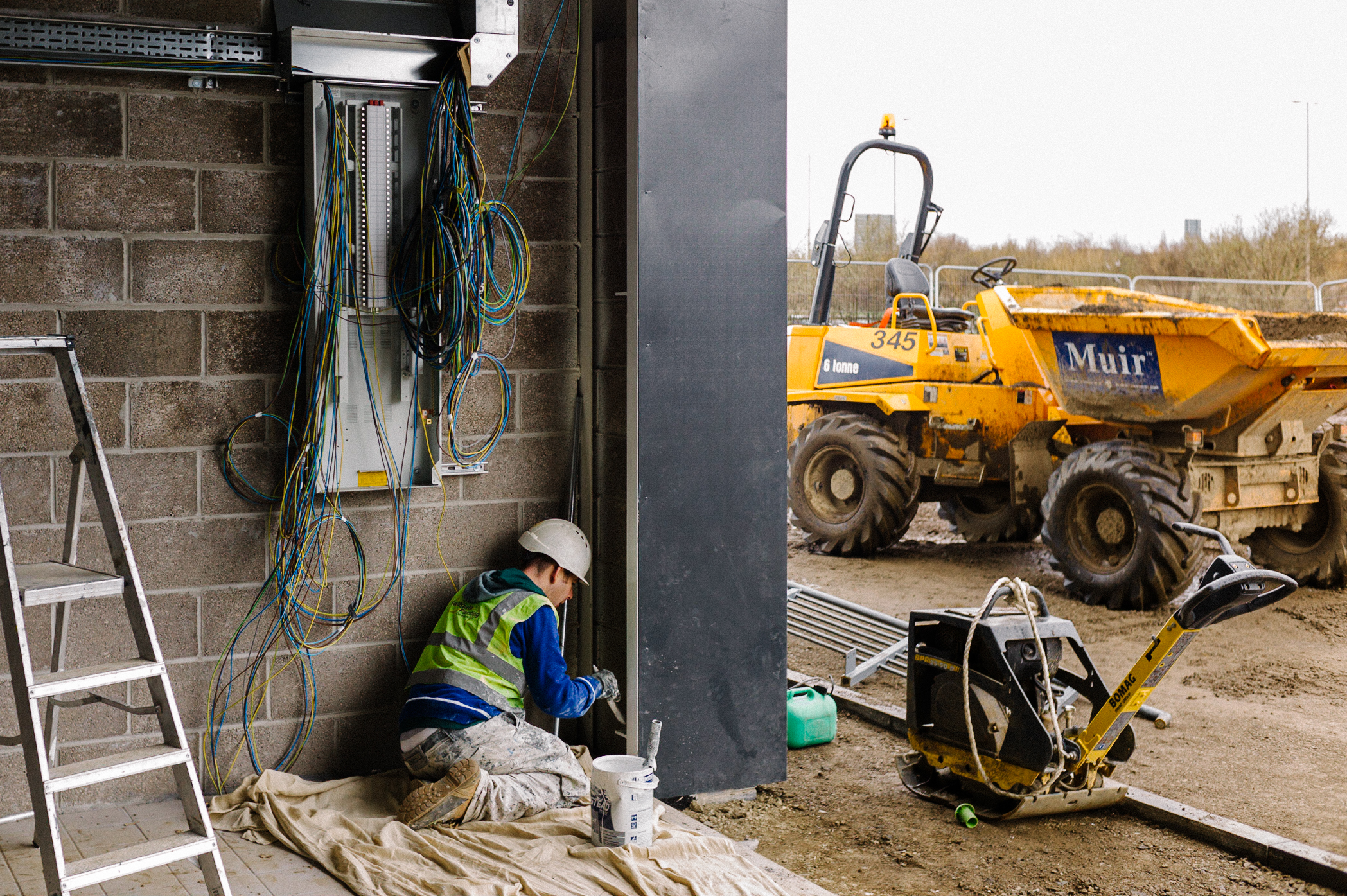 A. Alexander & Son (Electrical) Ltd, Newbridge construction site