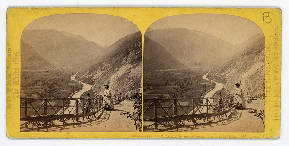 Vista sulla valle del Rhône, Canton Vallese (1863)