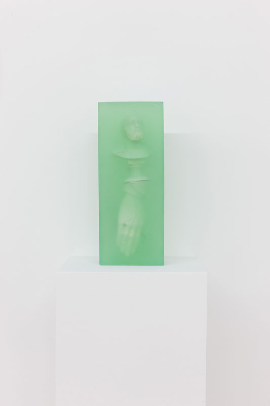 'Ghost Face' 2012, Soap, Porcelain, Ceramic, with Corinna Berndt