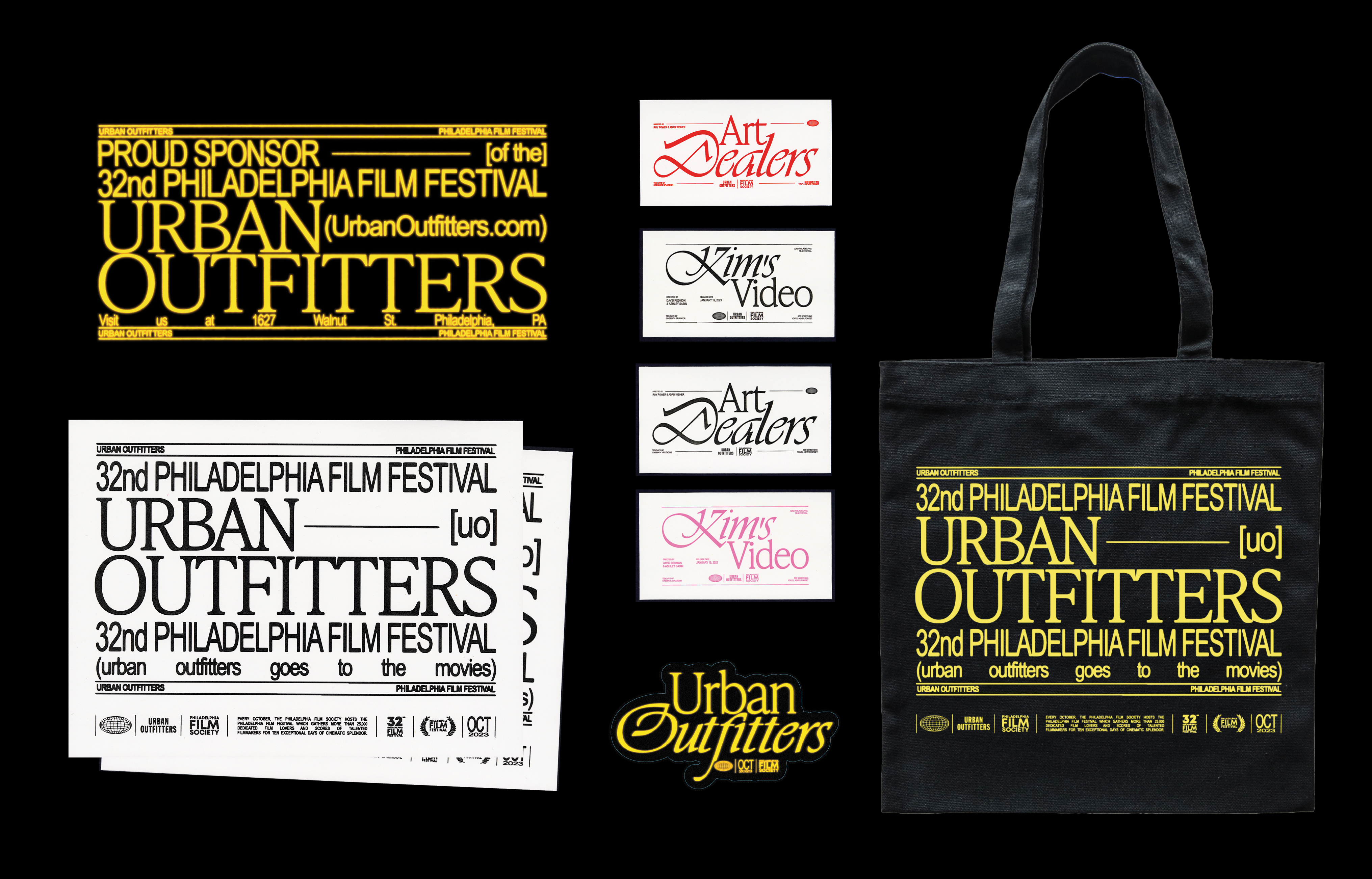 Philadelphia Film Festival Ads & Tote
