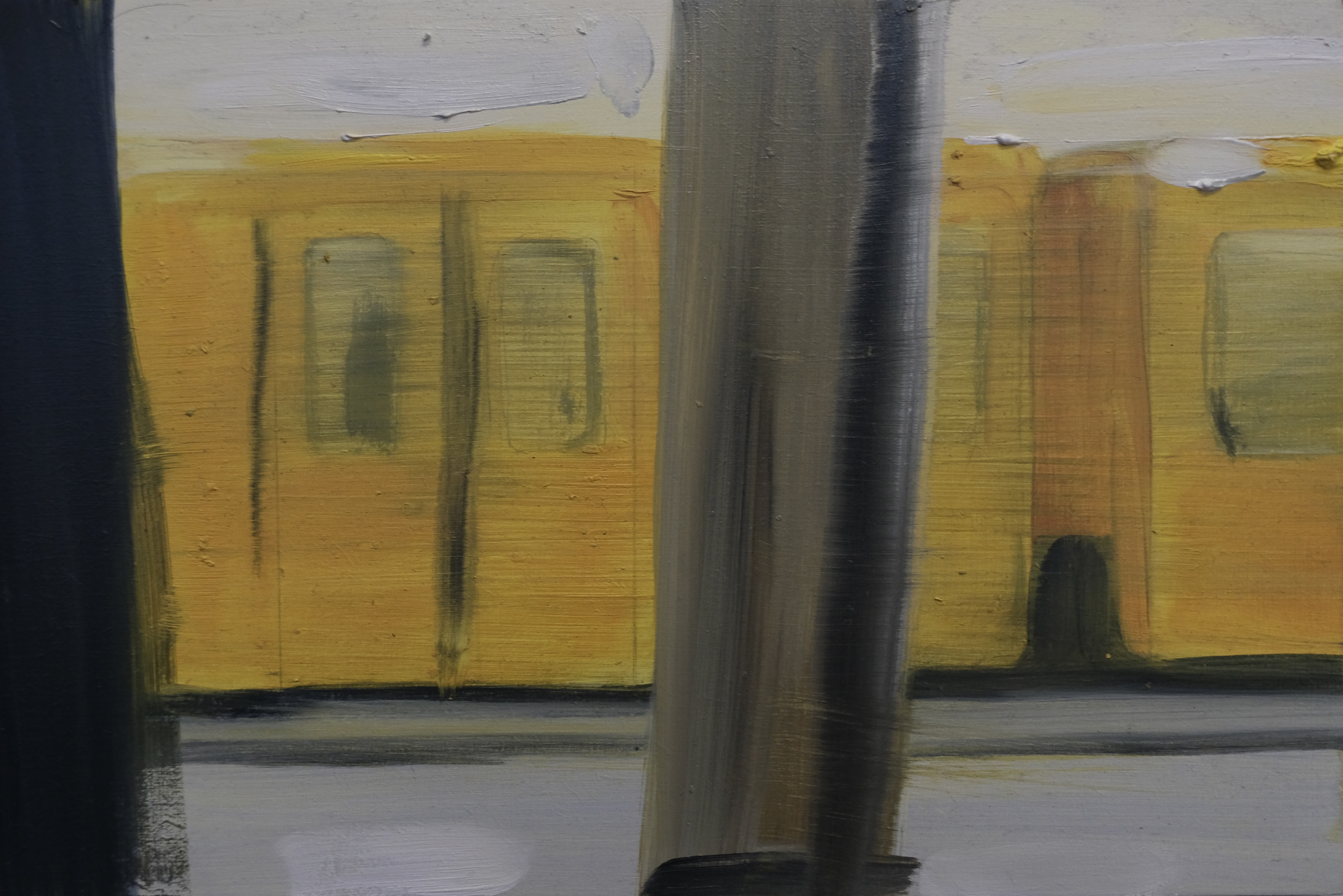 U6-11, Oil on MDF, 20 x 30 cm