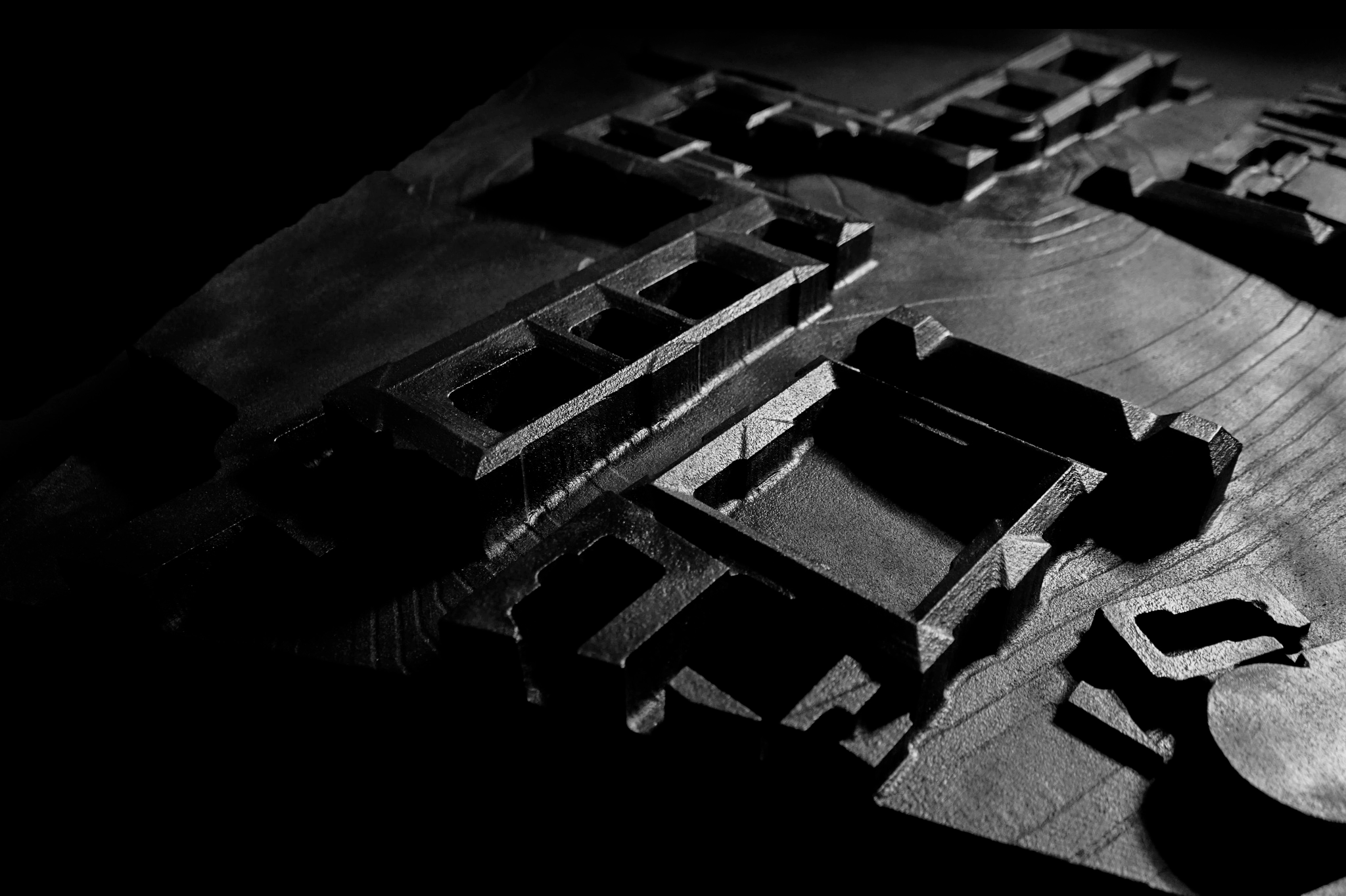 Model of the Castle of Versailles and its surroundings