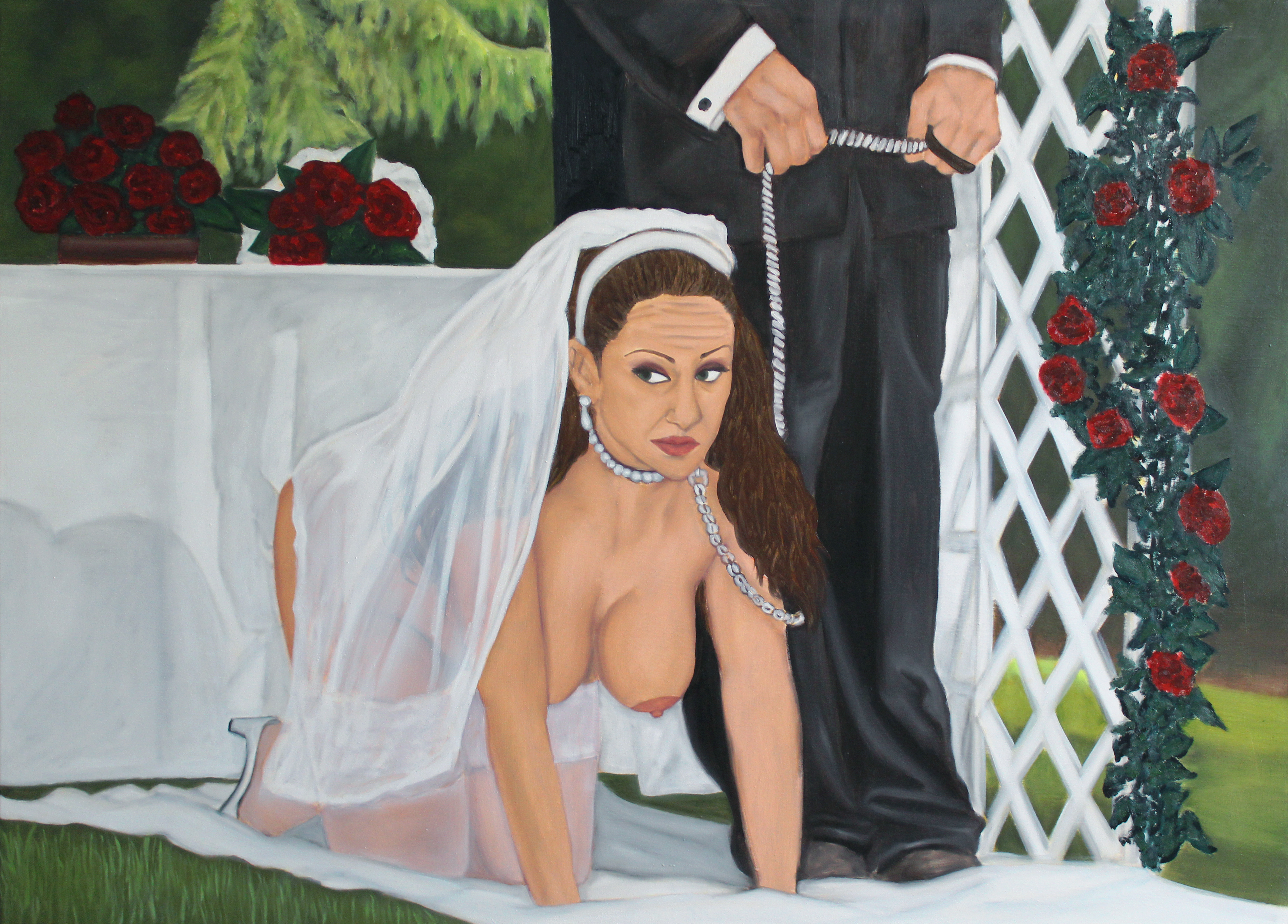 Bride, oil on canvas, 100x140 cm, 2024
