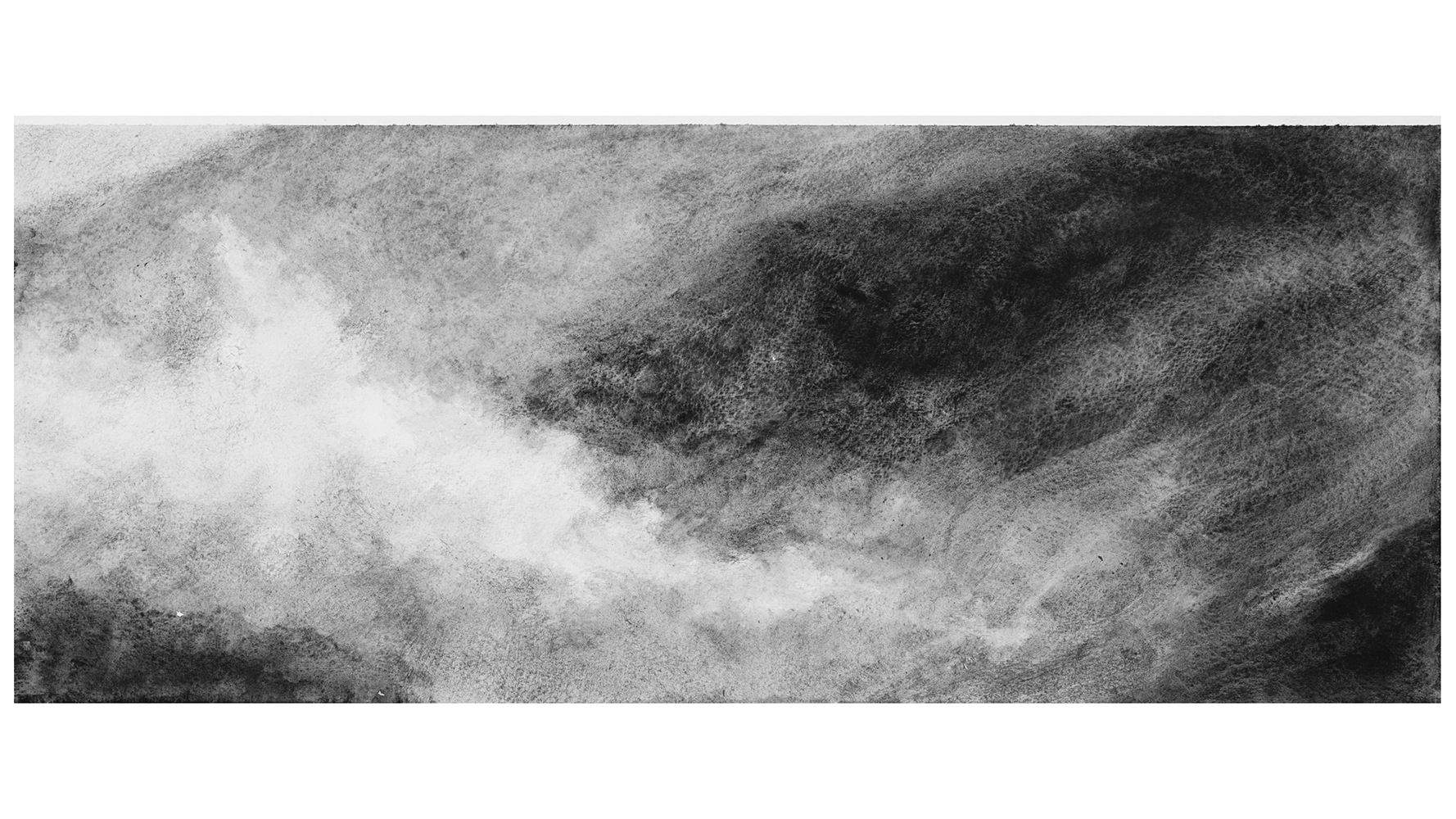 Pente (II) [Slope (II)]gouache on paper20,5 x 49 cm, 2024