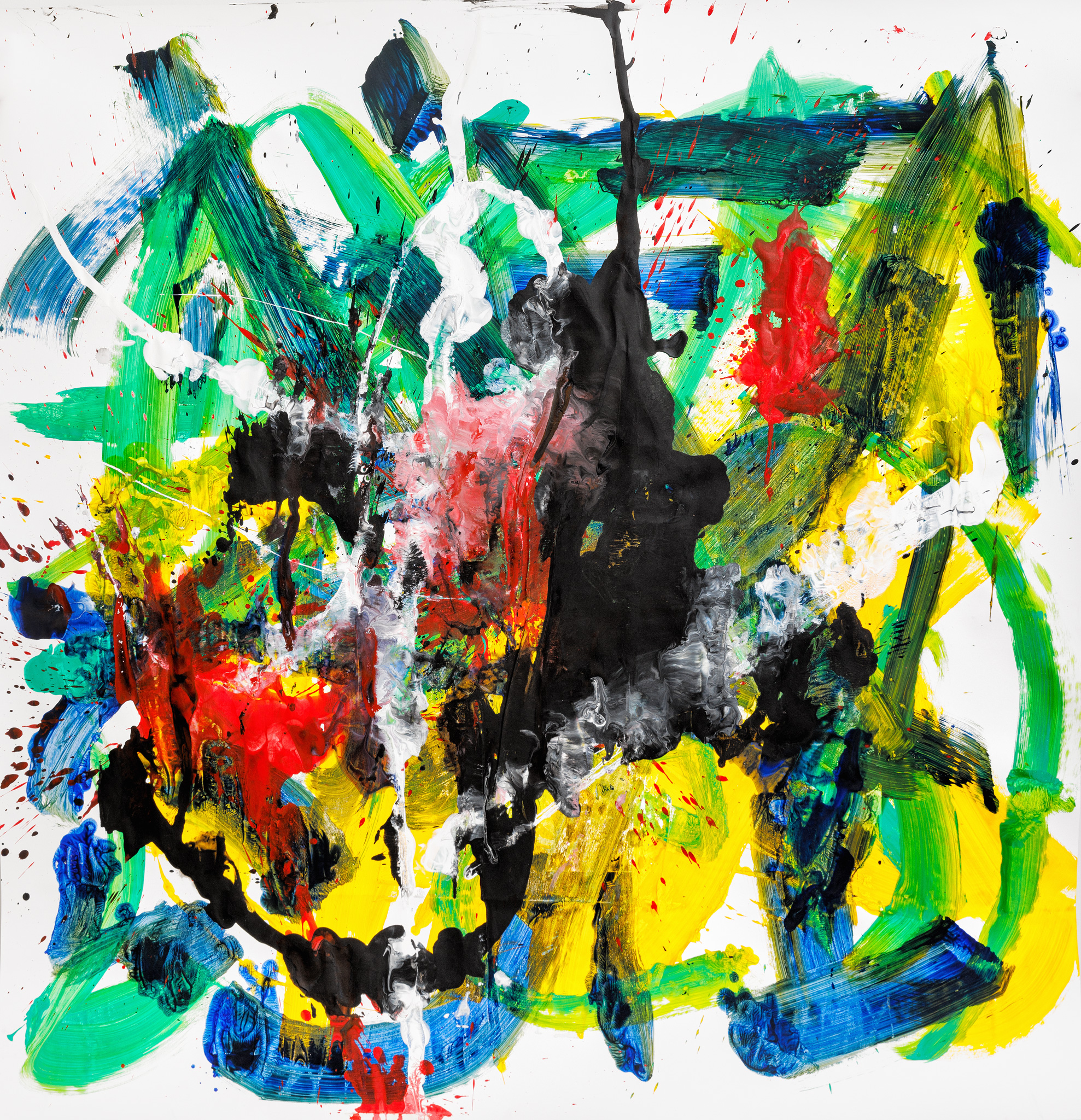 o. T.Acryl auf Papier155 x 150 cm