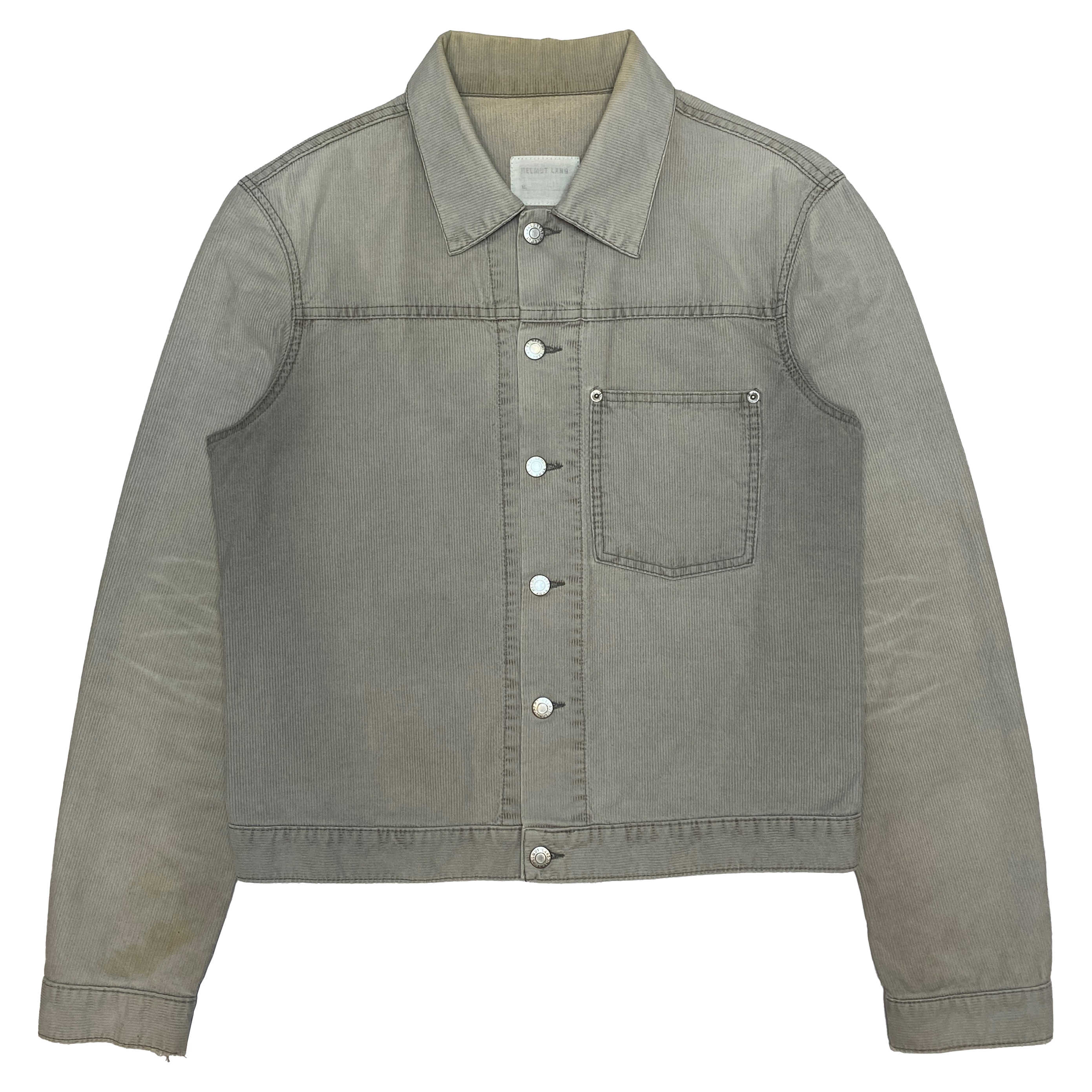 Helmut Lang, A/W 2004 Corduroy Slim 1-Pocket Trucker Jacket - La 