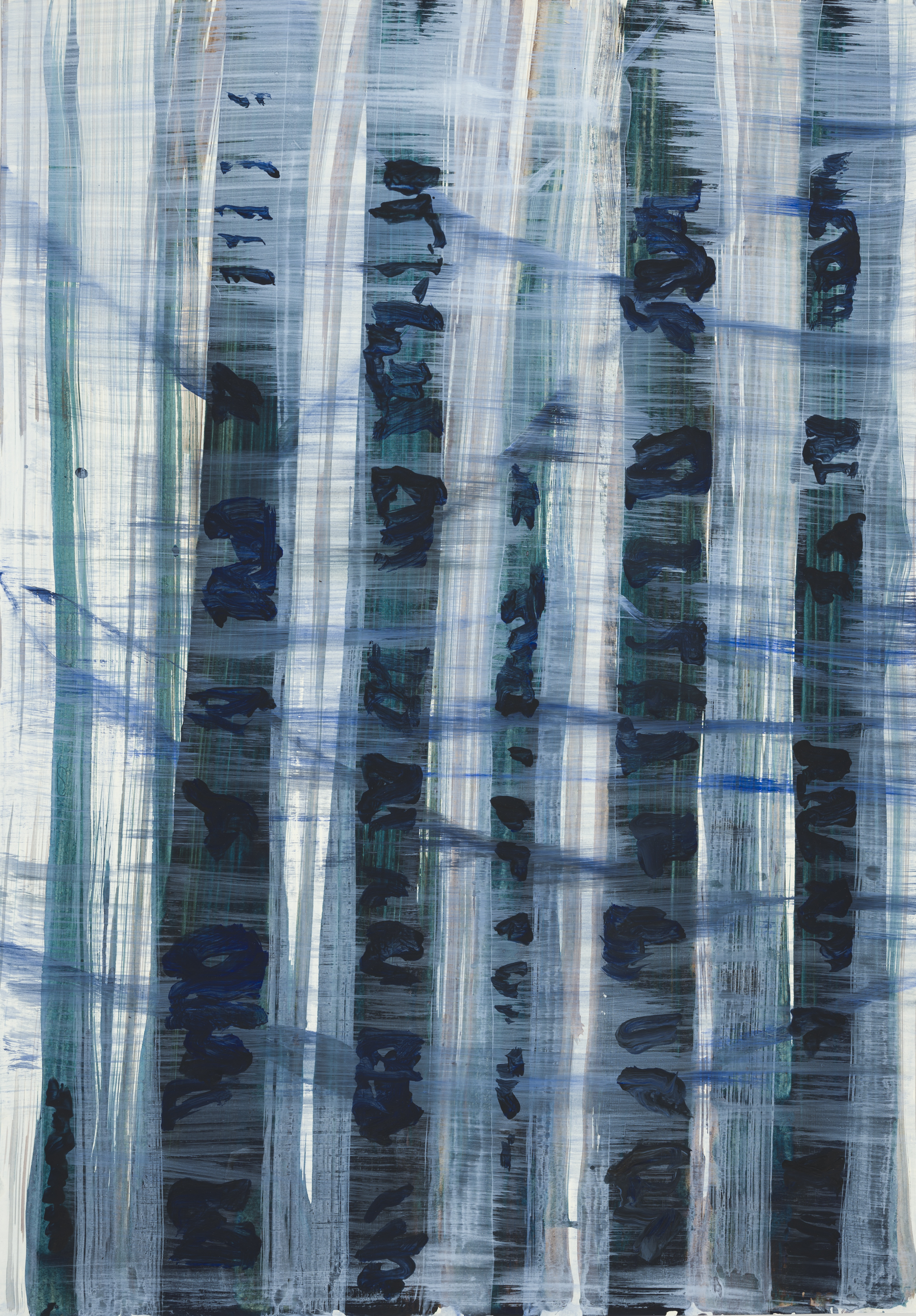 Study of nature 2037Acrylic on paper 100×70cm