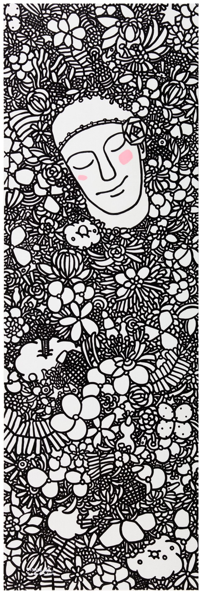 ESTATE . 夏天。ESTATE . Summer。Acrylic. Oil paint. Linen Cm 180 x 60 2016