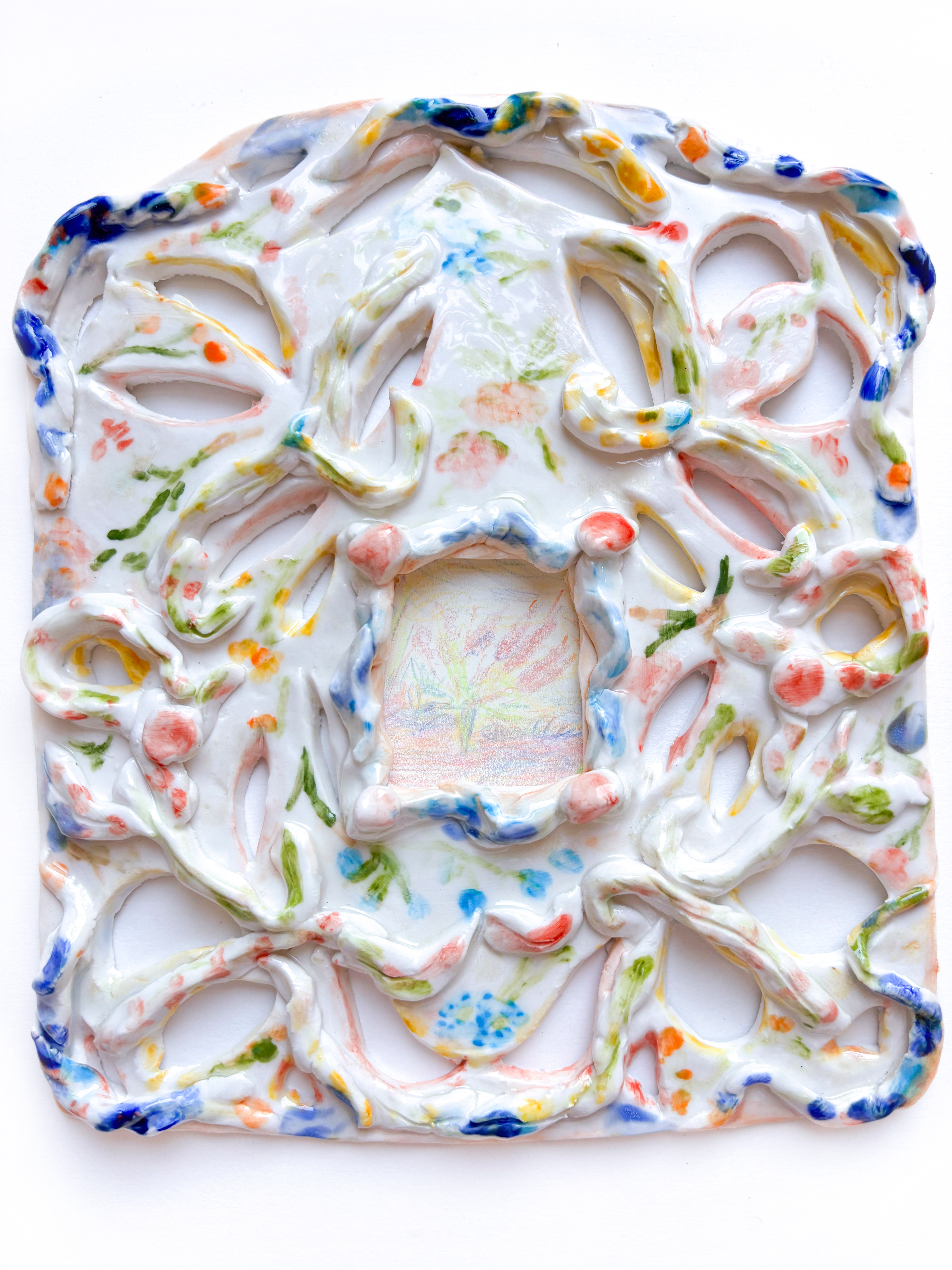 "A Moment", glazed porcelain, 2025