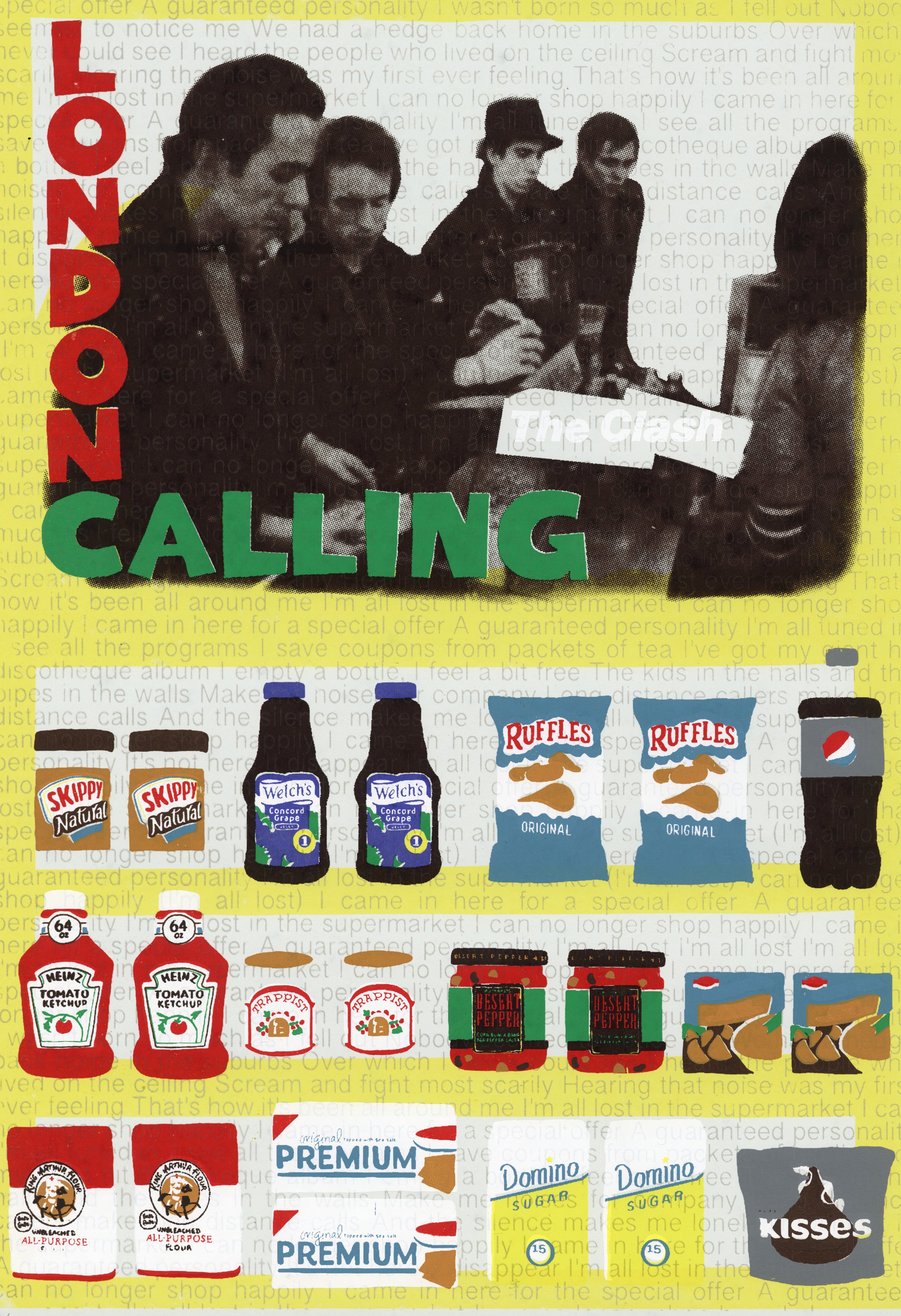 Lost in the Supermarket - 12 layer screen print 