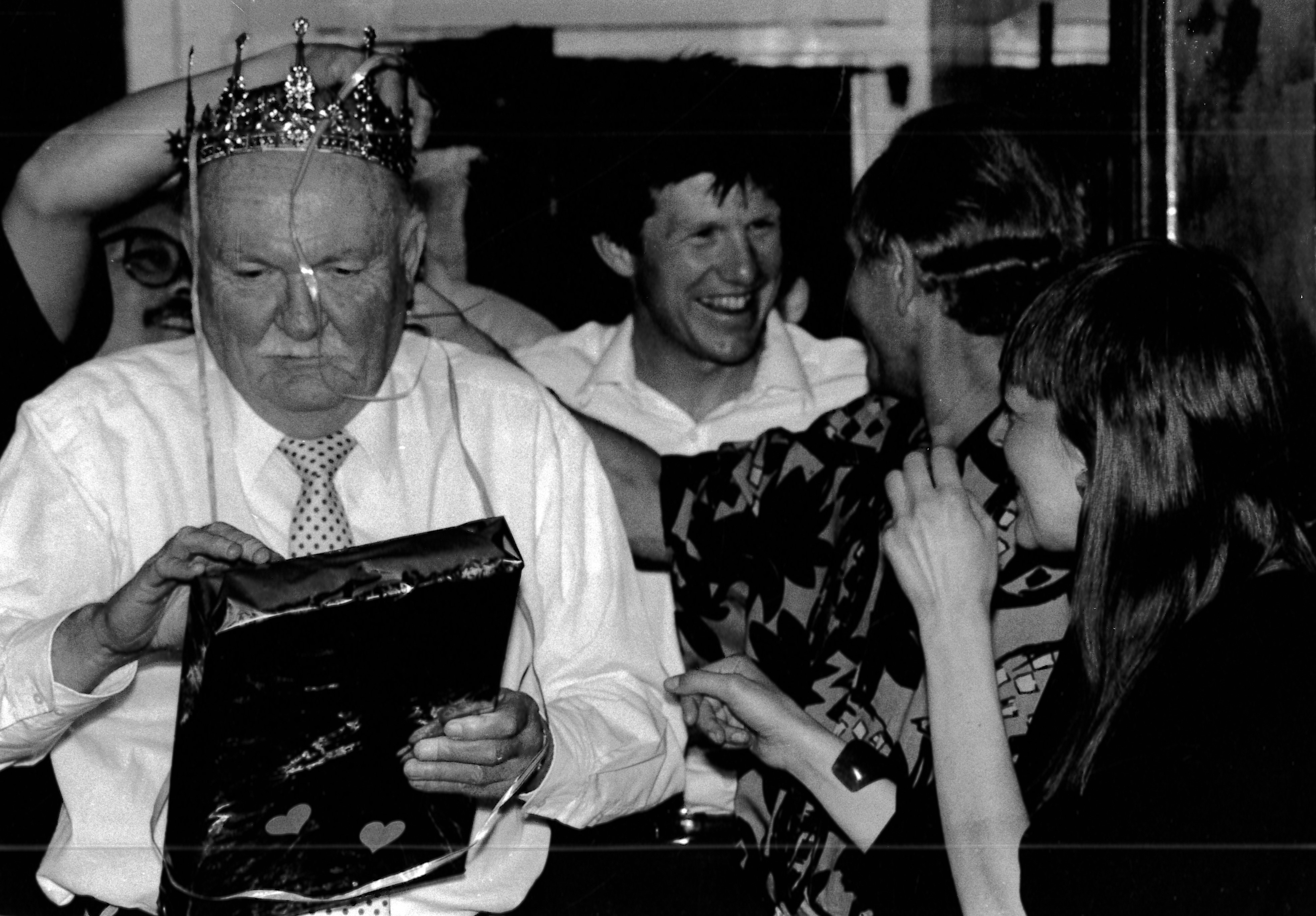 Retirement party for Richard Fiscus, 1995.