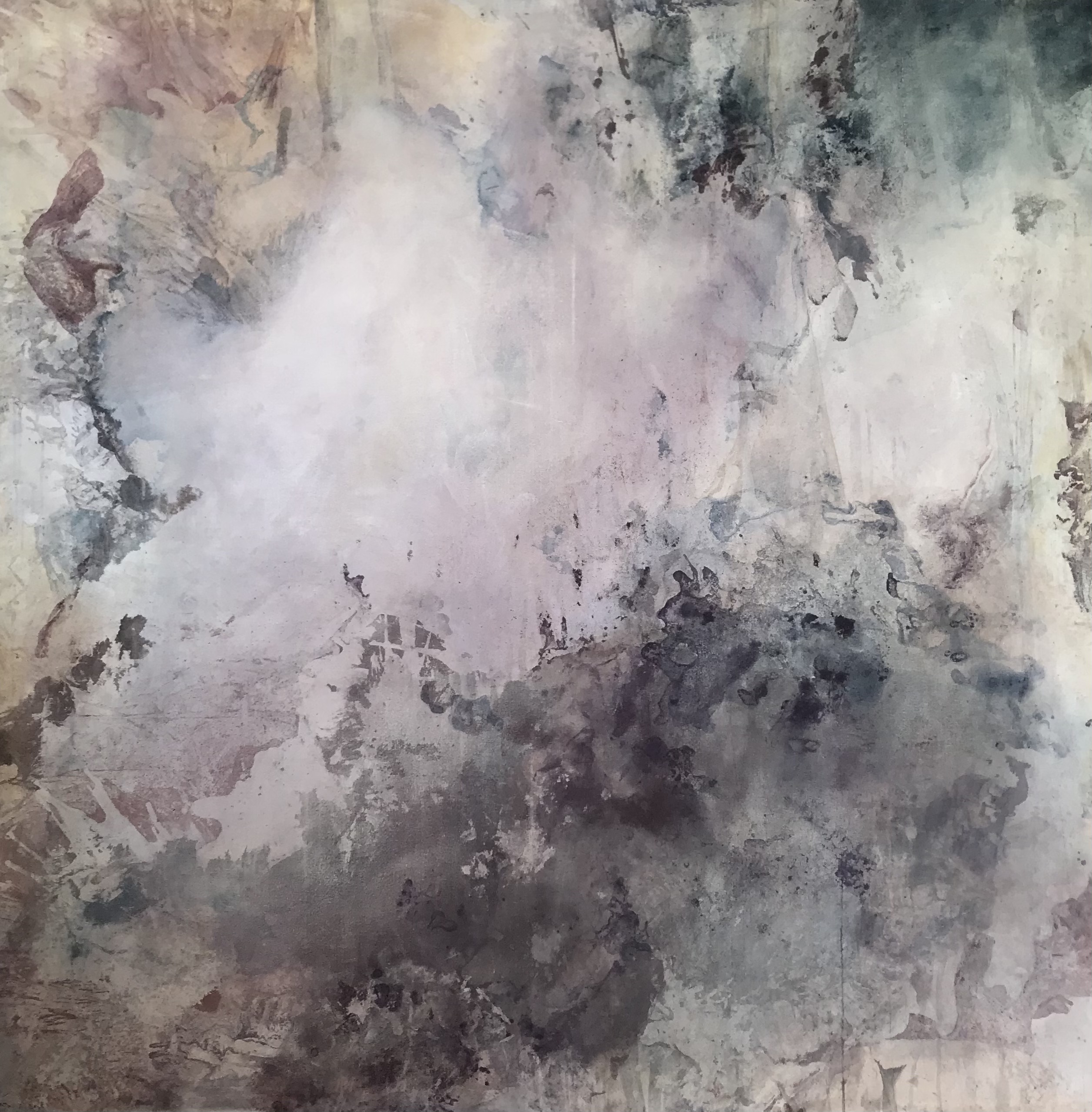 First of the Month. 5'x5'. 2021. Oil on Canvas.