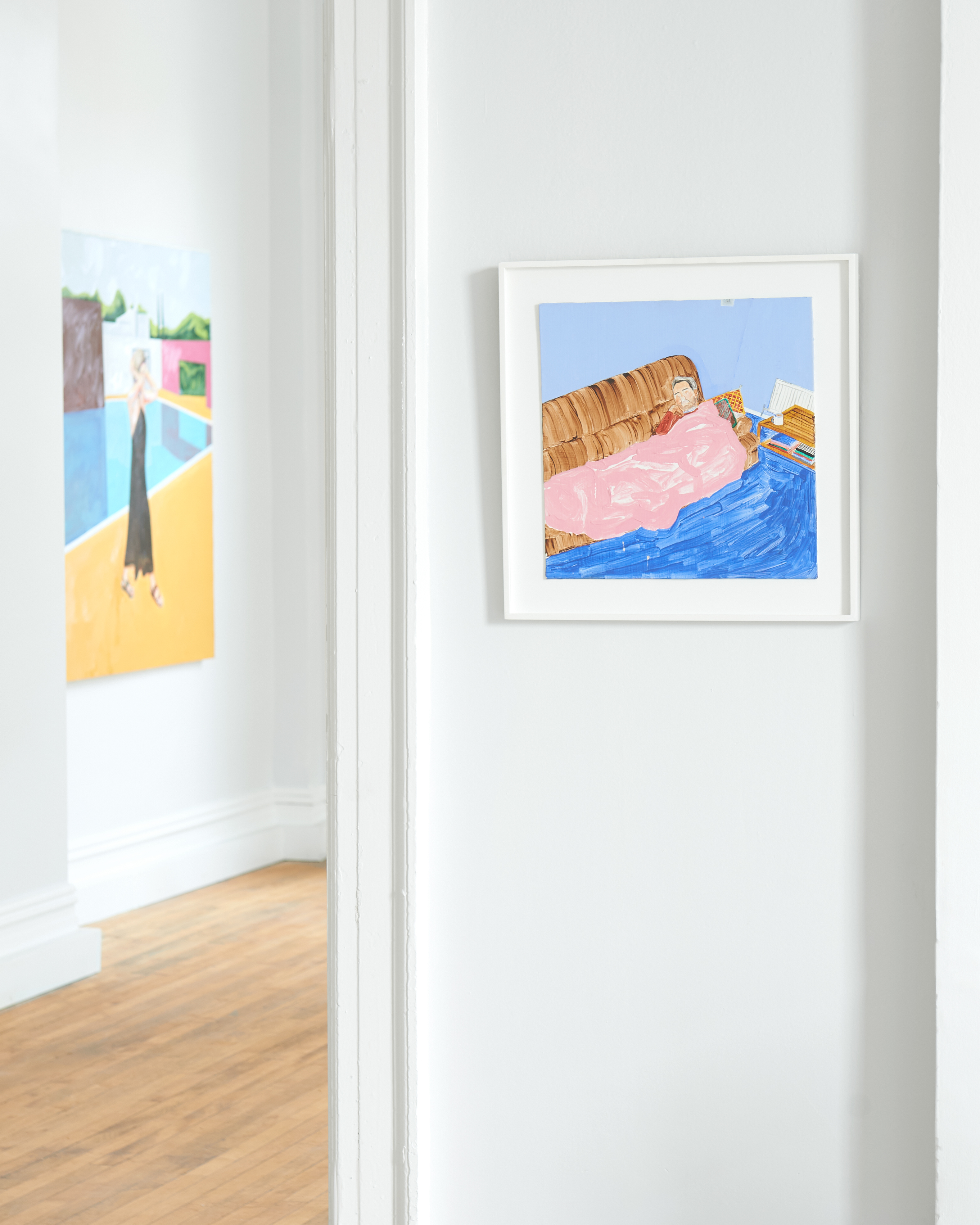 Sinéad Breslin, Cold Tea, 2018, acrylic on canvas board, 15 7/8 x 15 7/8 in. Photograph: Studio Lithe.