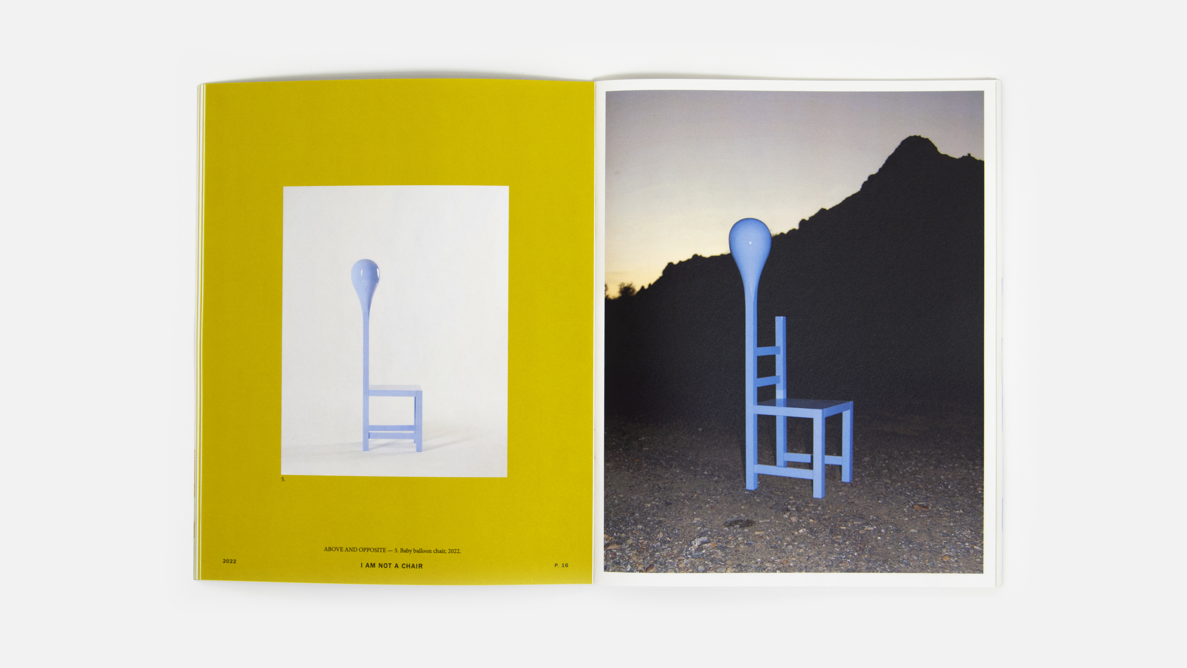 Balloon chair book, 2023