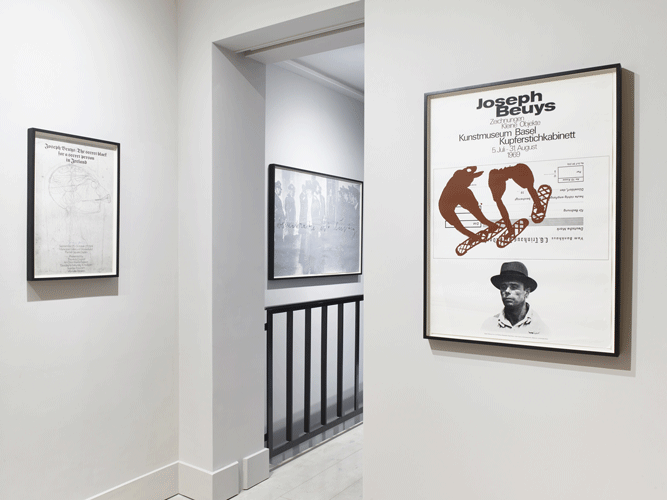 Installation View A Coin in Nine Hands - Part 2: Joseph Beuys (Posters) Photo: Stephen White