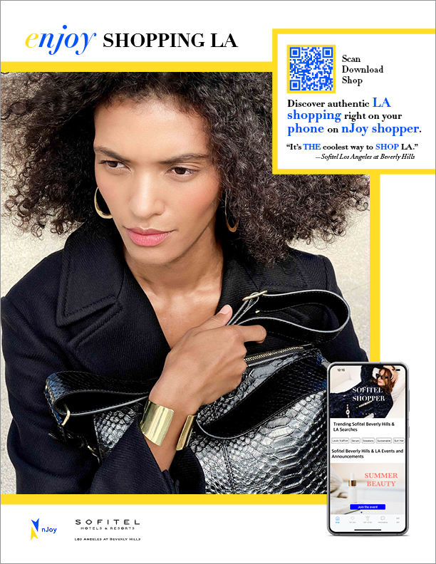 SIGNAGE / nJOY SHOPPER x SOFITEL BEVERLY HILLS