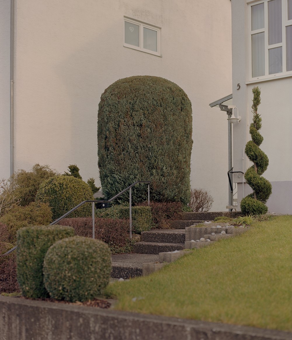 Germany, January 12, 2020: Details of a town in Baden-Württemberg, Germany
