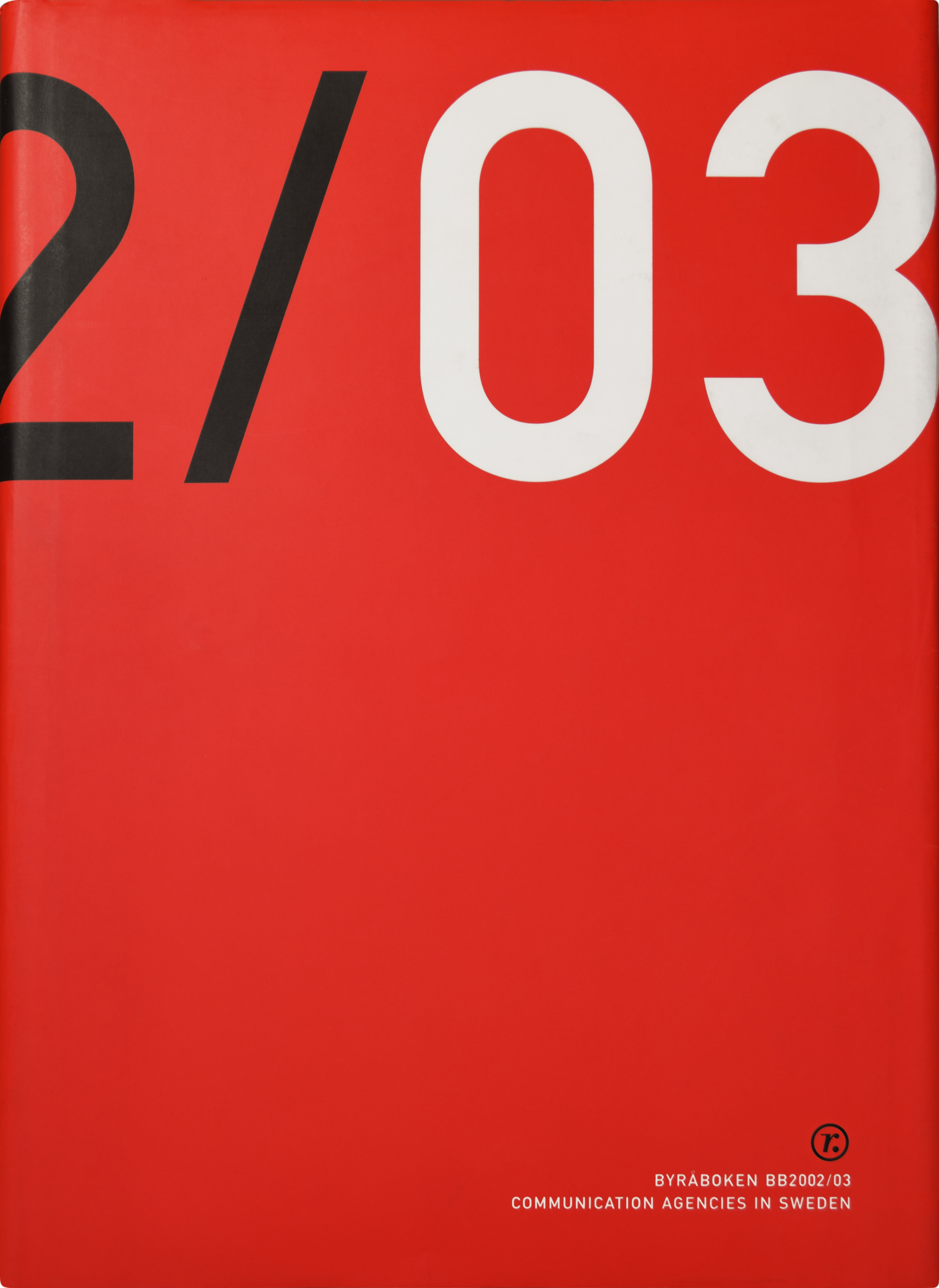 Byråboken, Reklambyråer i Sverige, Advertising agencies in Sweden, 02-03