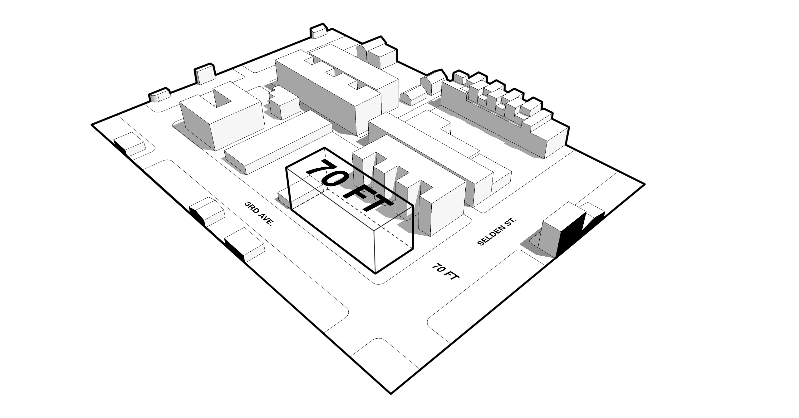 Diagram: Maximum building height