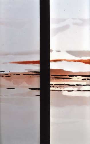 Deux vitraux issus des 48 créés pour Notre-Dame des Foyers