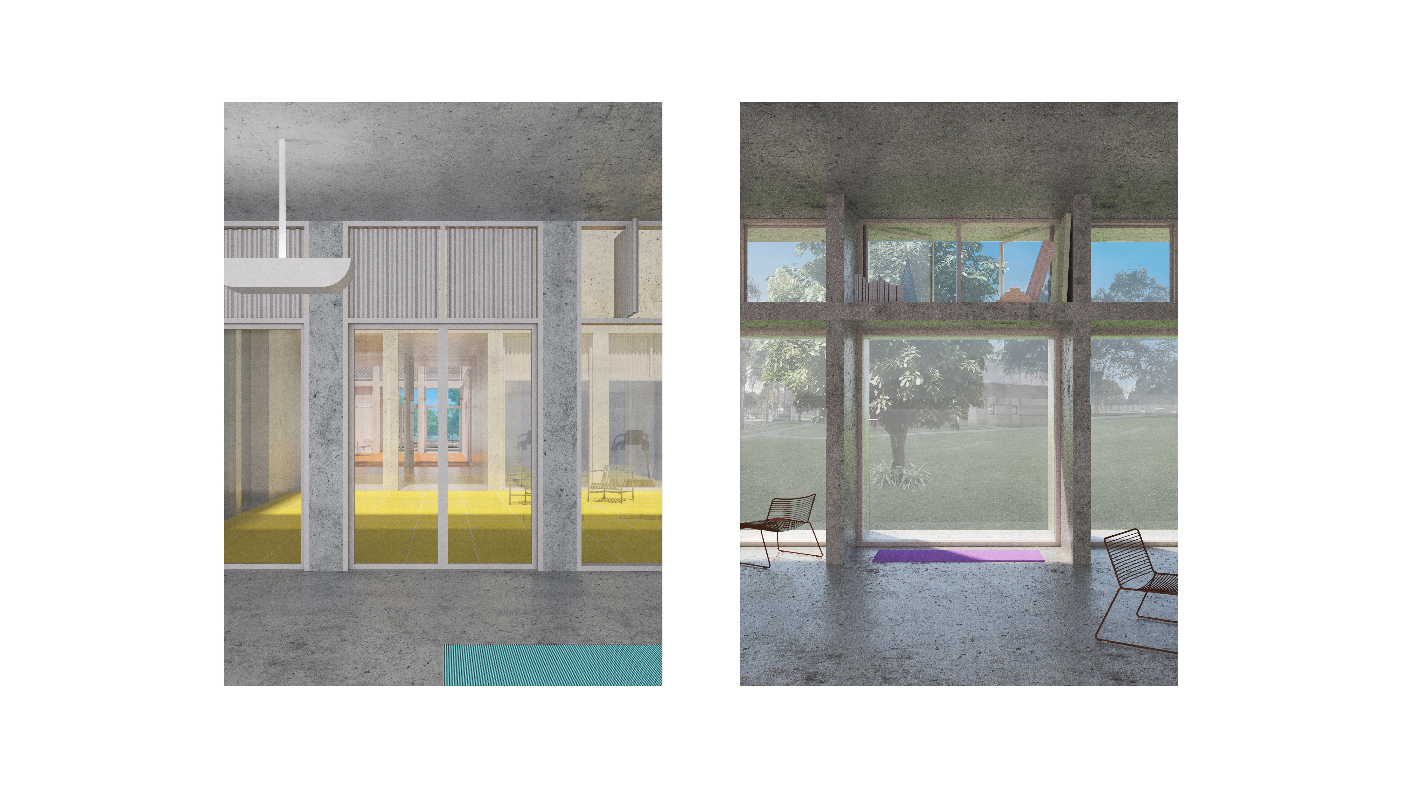 Yellow Courtyard Adjacencies