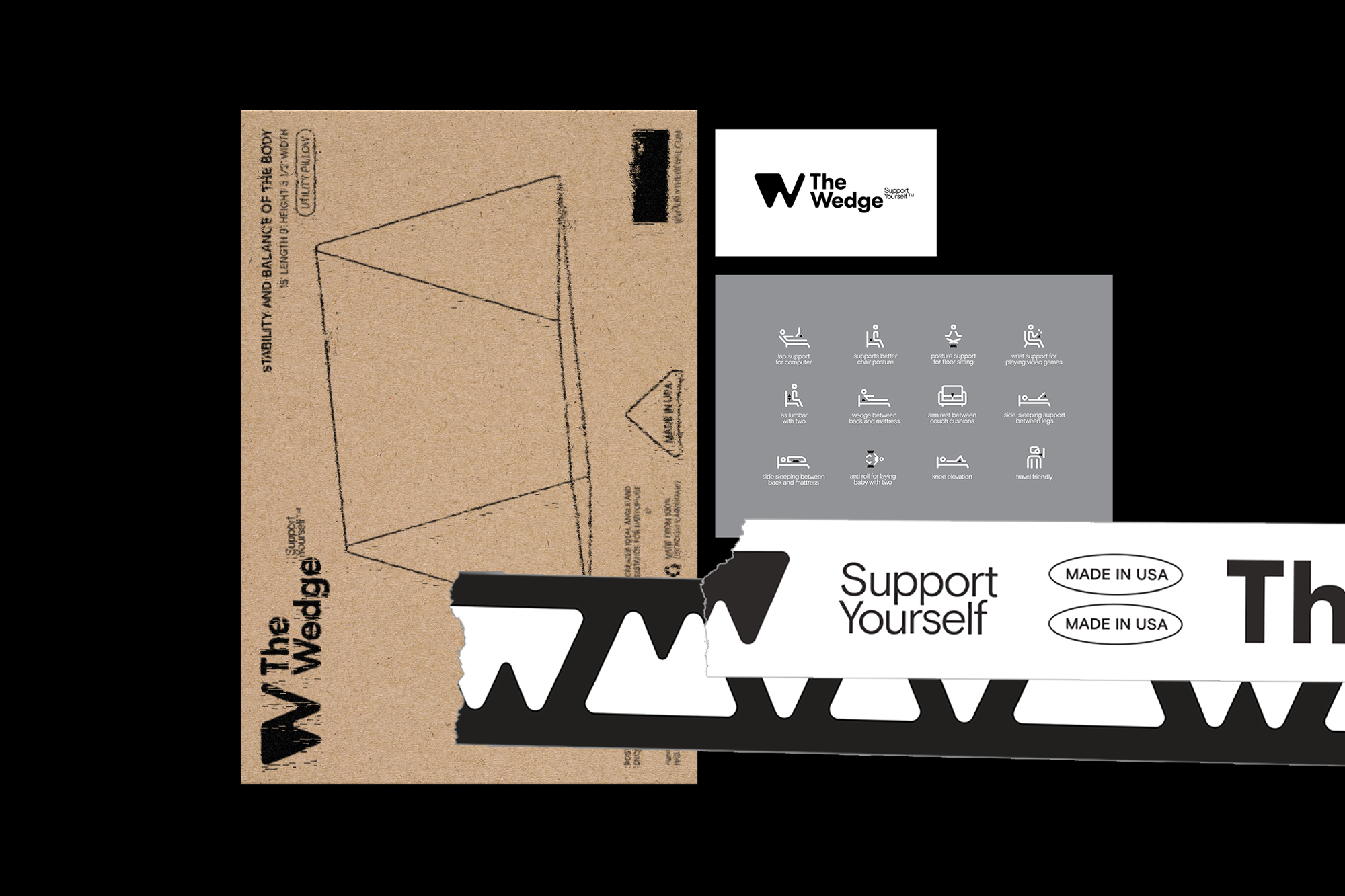 Brand Identity and packaging design for The Wedge NY, 2021