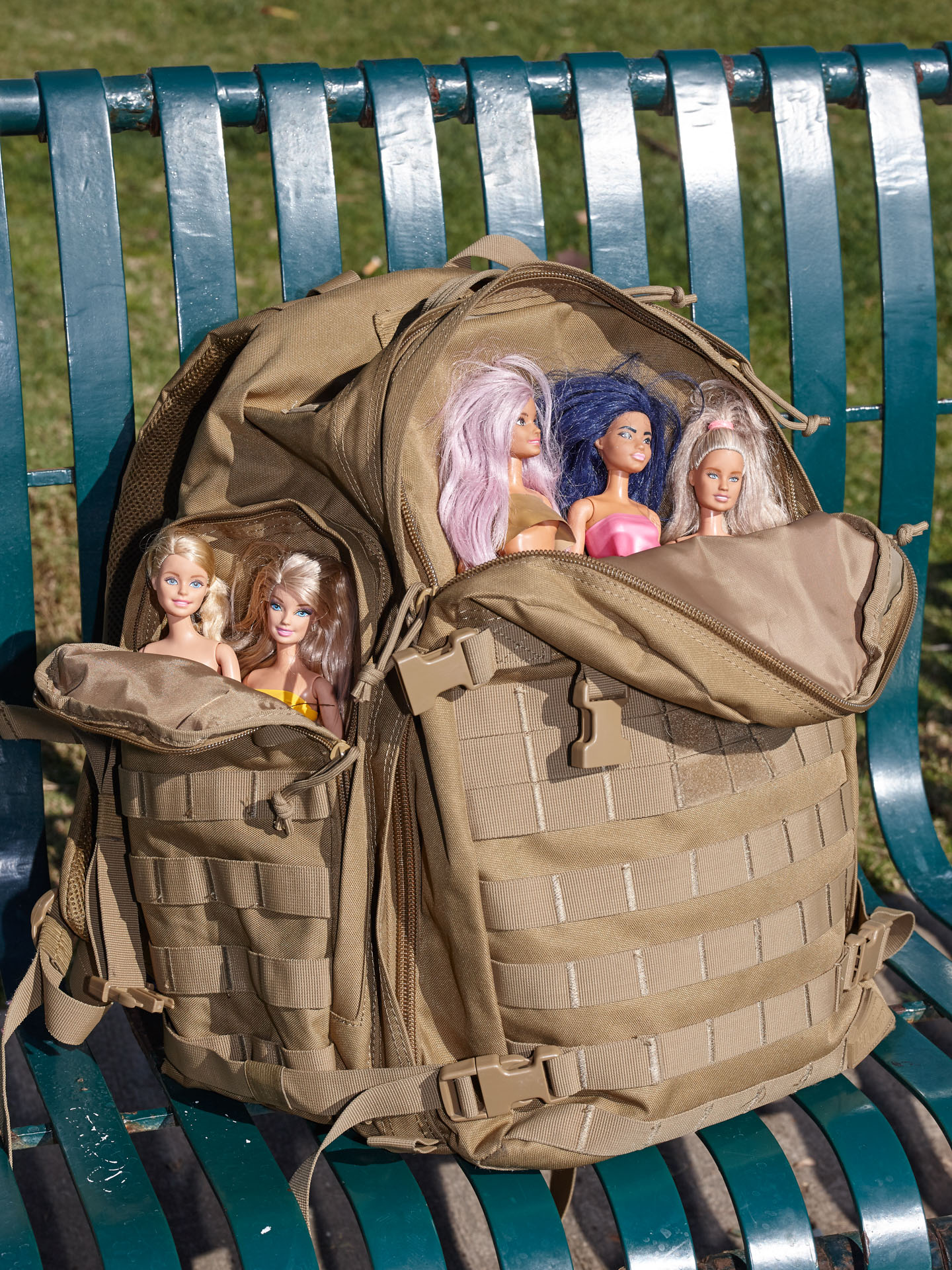 Barbie Street Vendor, Palisades Park, Santa Monica, February 2022.