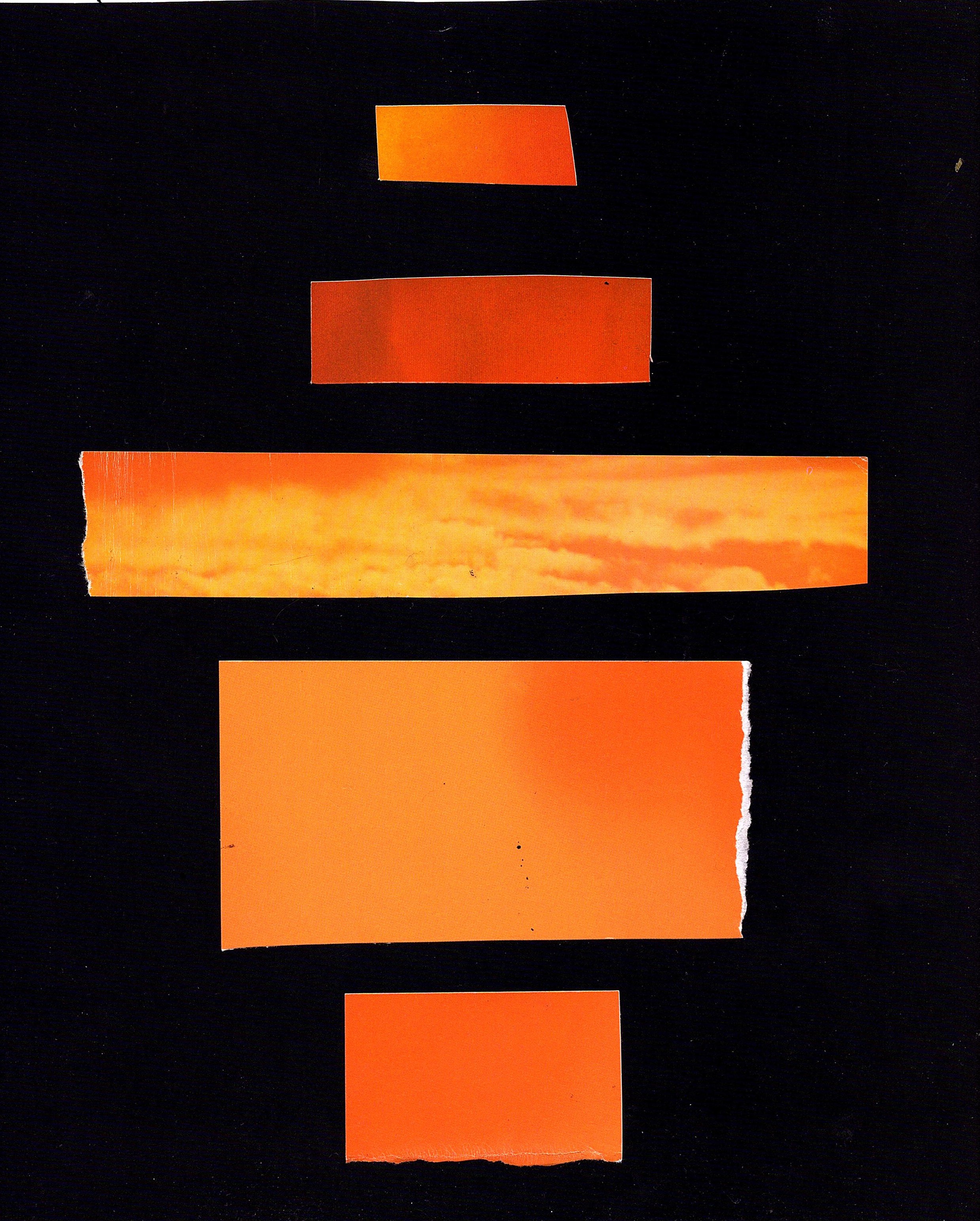 Cirrus Against the Sky, 2022, photomontage, 26 x 31 cm