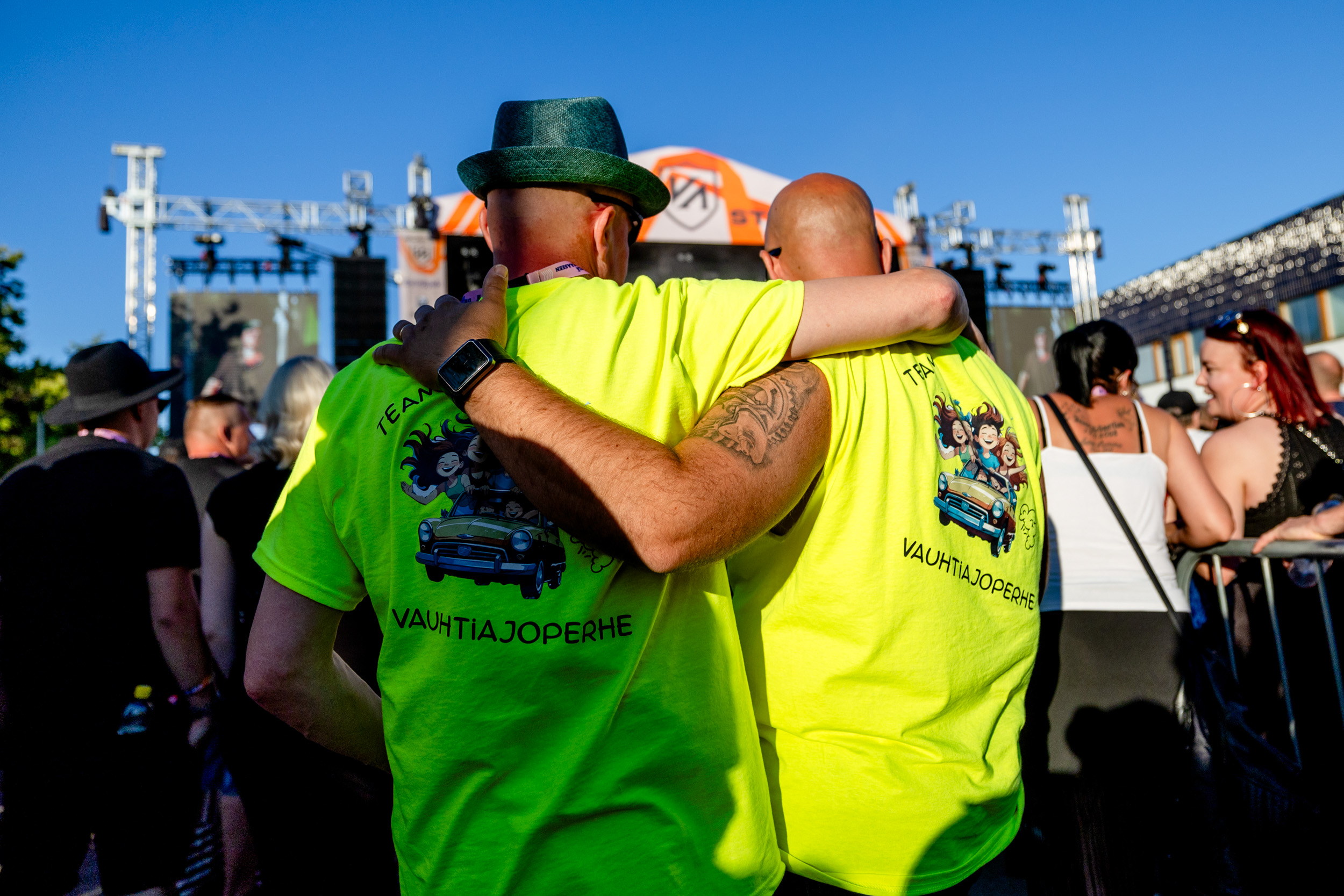 Vauhtiajoperhe kokoontuu Seinäjoen Vauhtiajoille vuosittain. 17.7.2025. Ilkka-Pohjalainen.