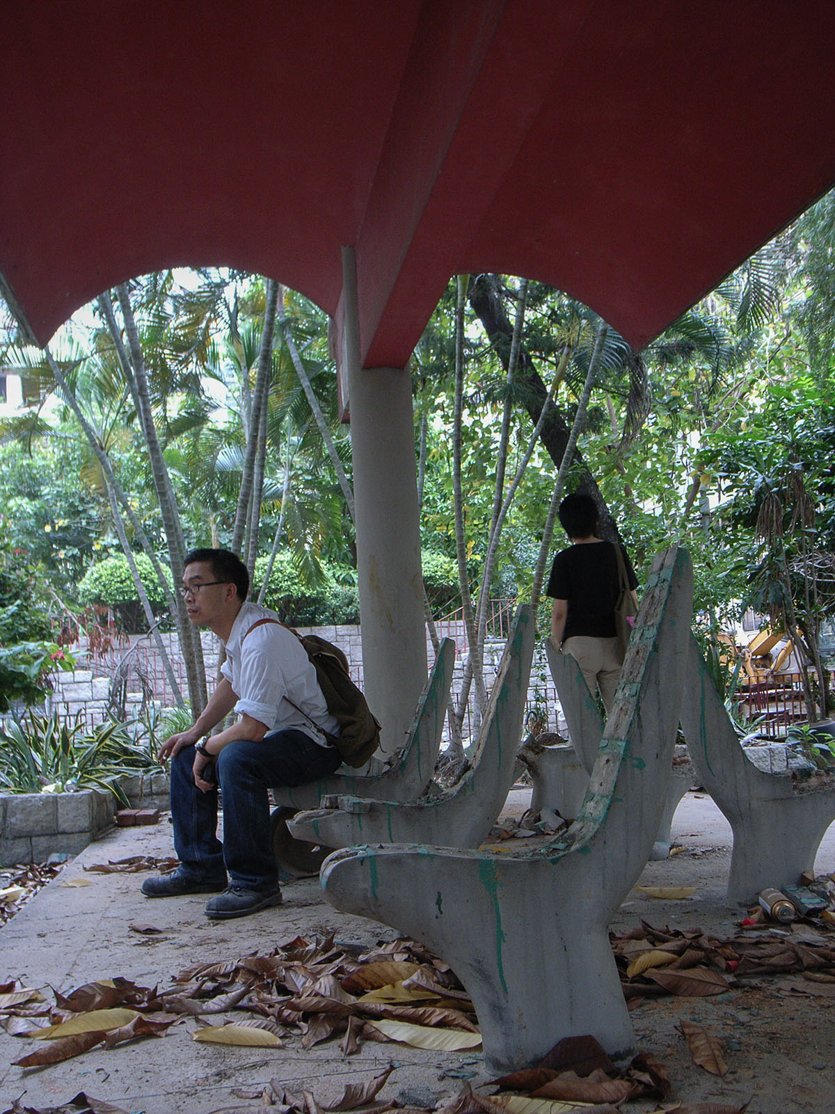 Mike Chan in Chatham Garden, Kowloon