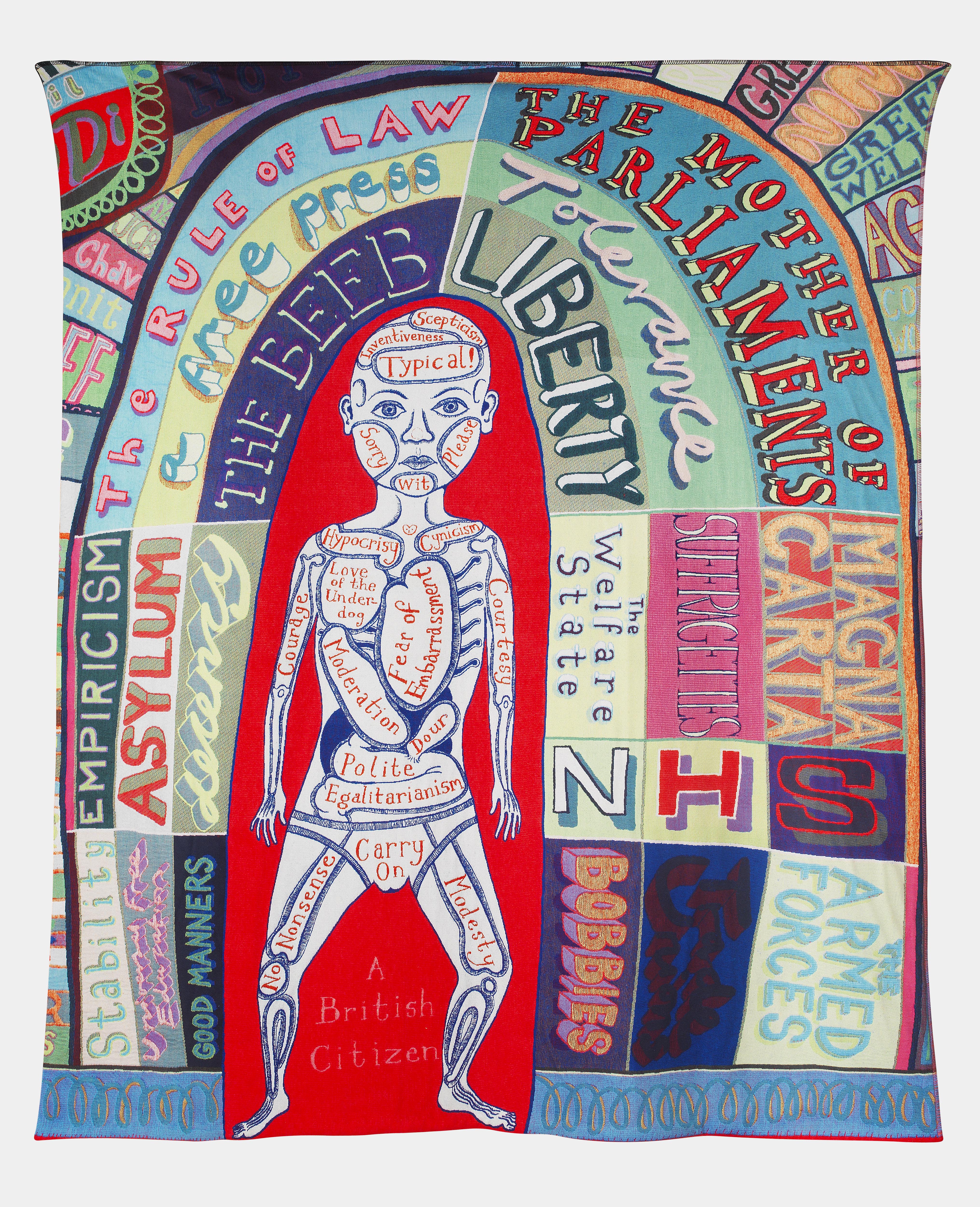 Comfort Blanket (Detail), National Portrait Gallery, 2014